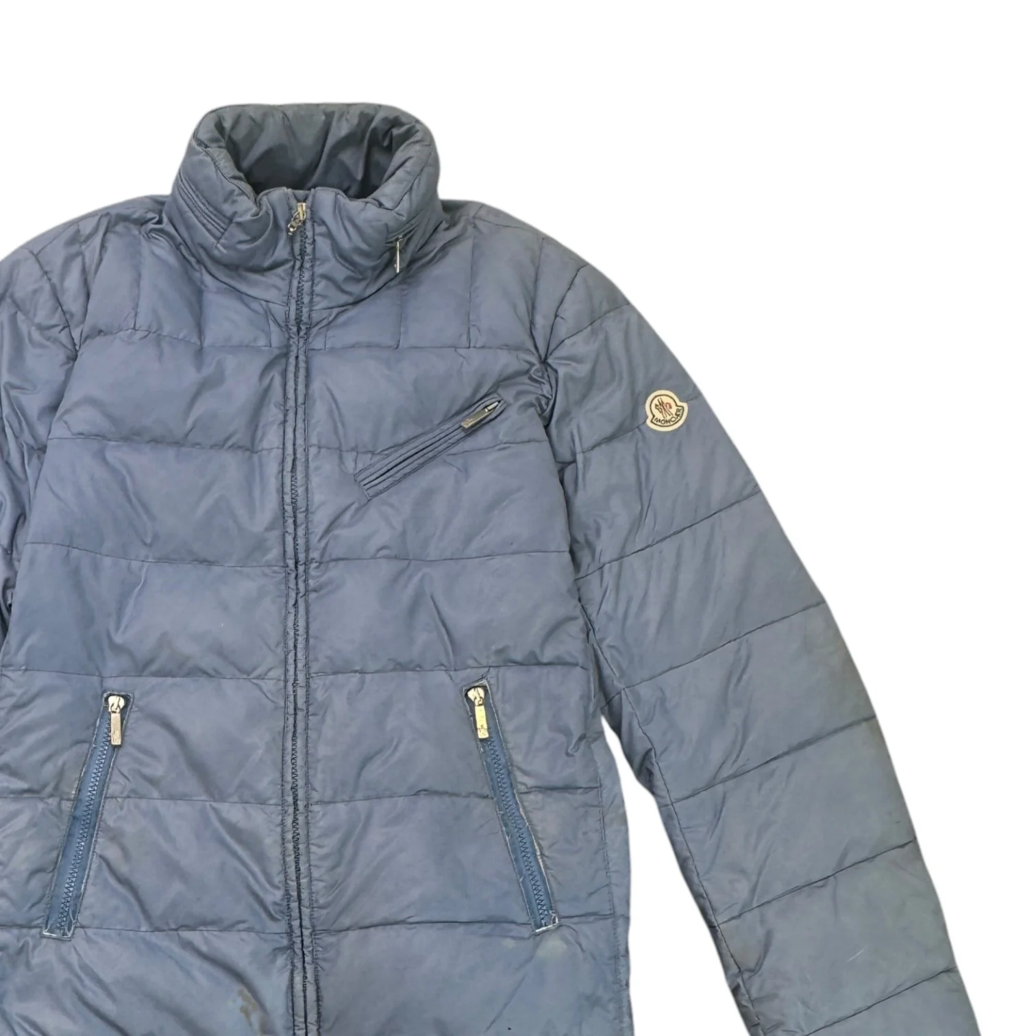 Men's Napoli Down Jacket Blue Size 3 / L - Image 3