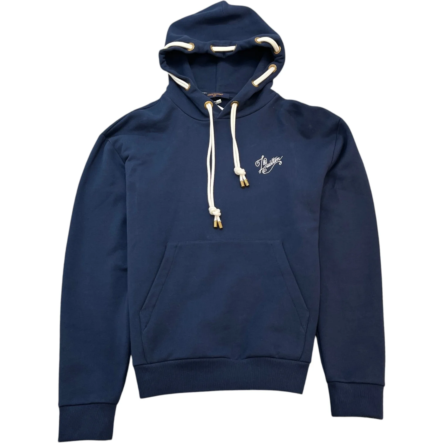 Men's Nautical Ropes Hoodie Navy Size S