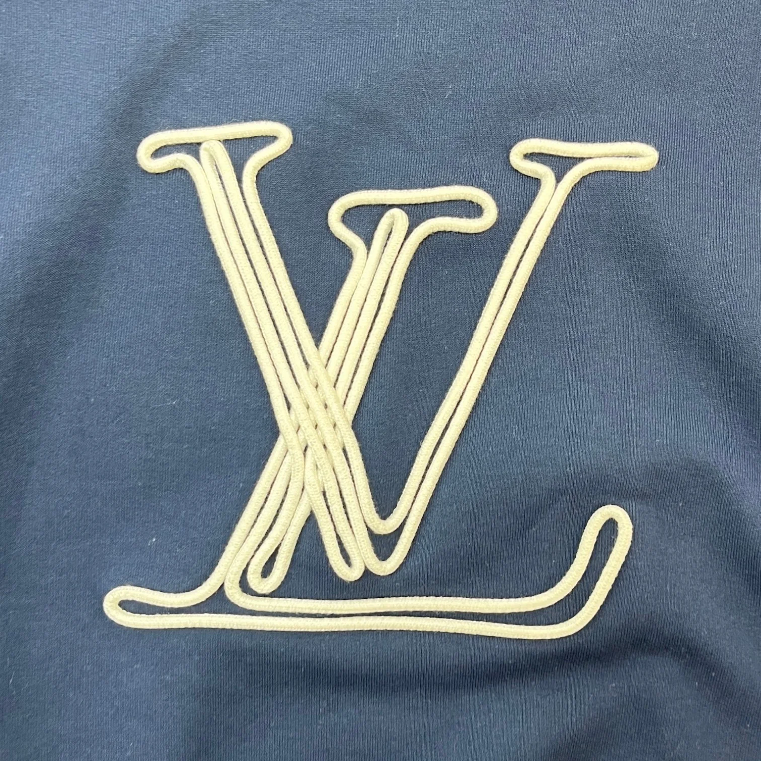Men's Nautical Ropes Hoodie Navy Size S - Image 5