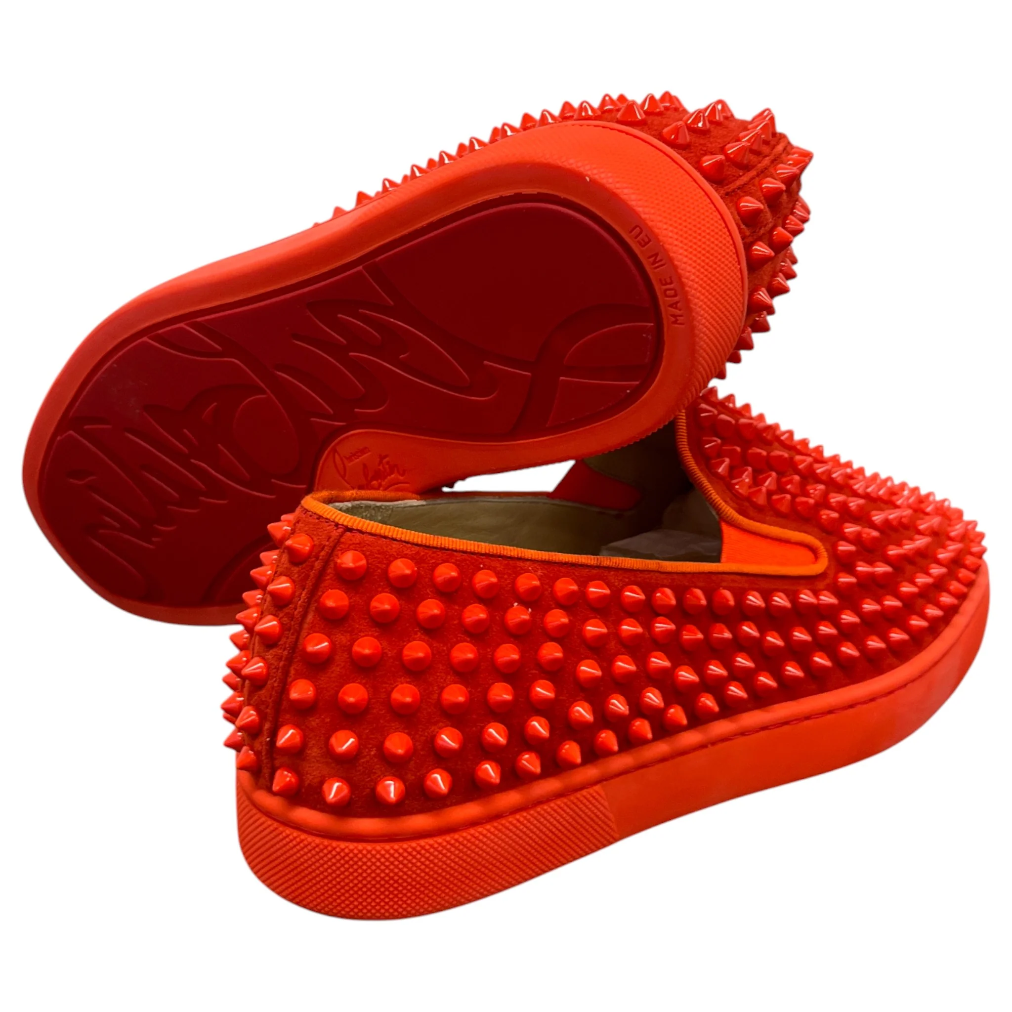 Men's Nazapunta Flat Spikes Loafers Red Size EU 40 / UK 6 - Image 10