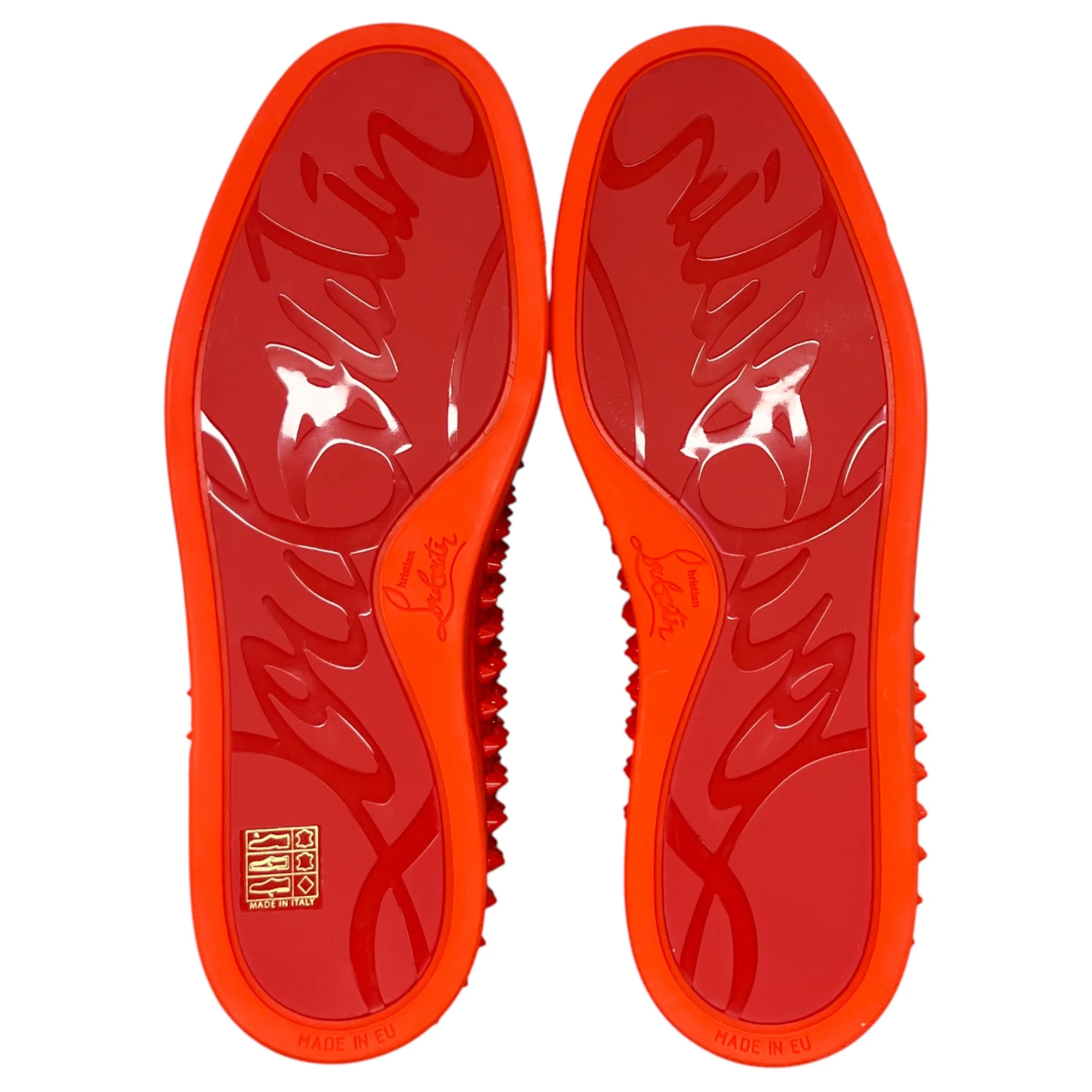 Men's Nazapunta Flat Spikes Loafers Red Size EU 40 / UK 6 - Image 11