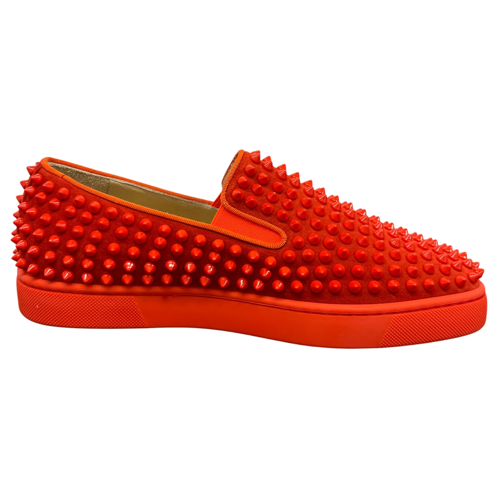 Men's Nazapunta Flat Spikes Loafers Red Size EU 40 / UK 6 - Image 4