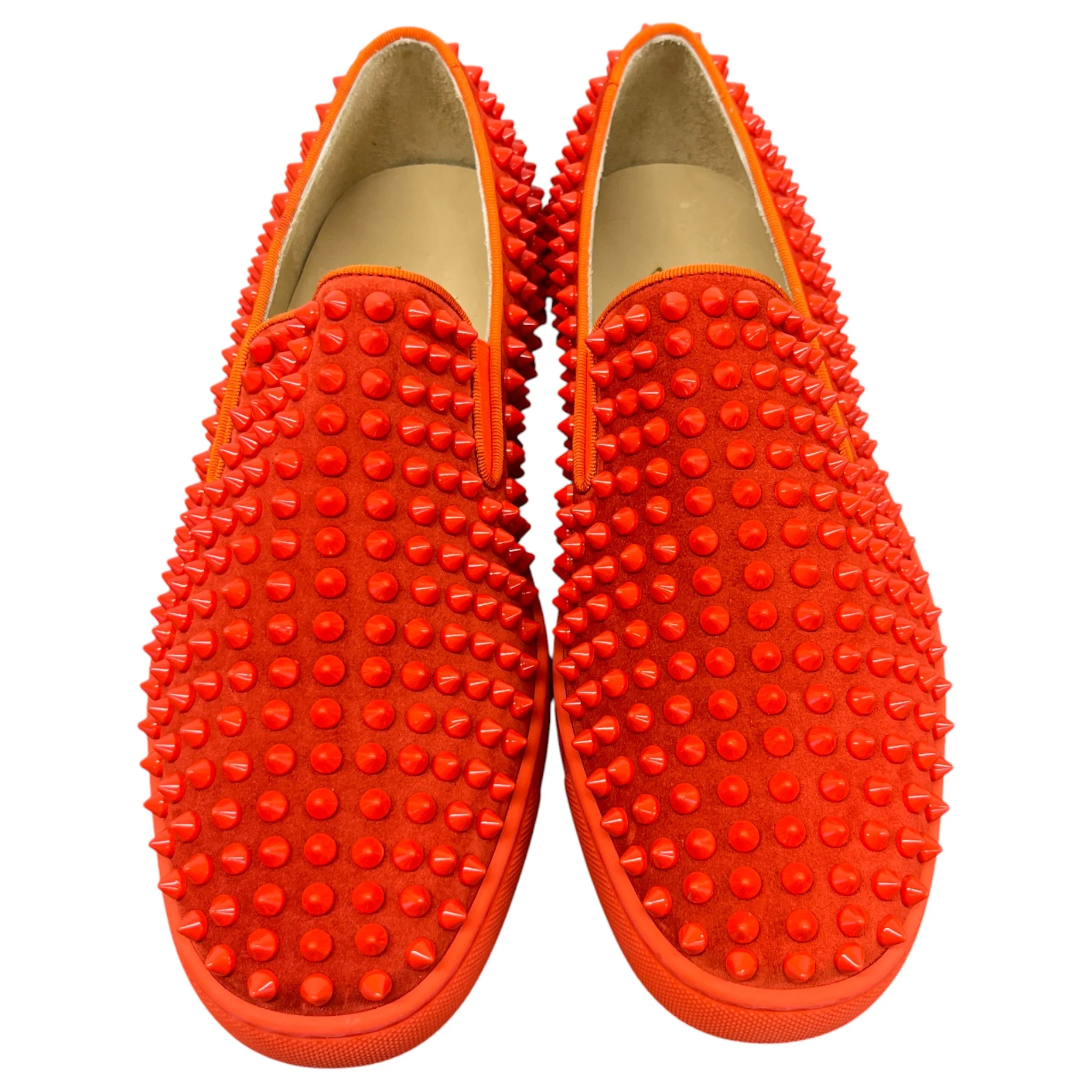 Men's Nazapunta Flat Spikes Loafers Red Size EU 40 / UK 6 - Image 6