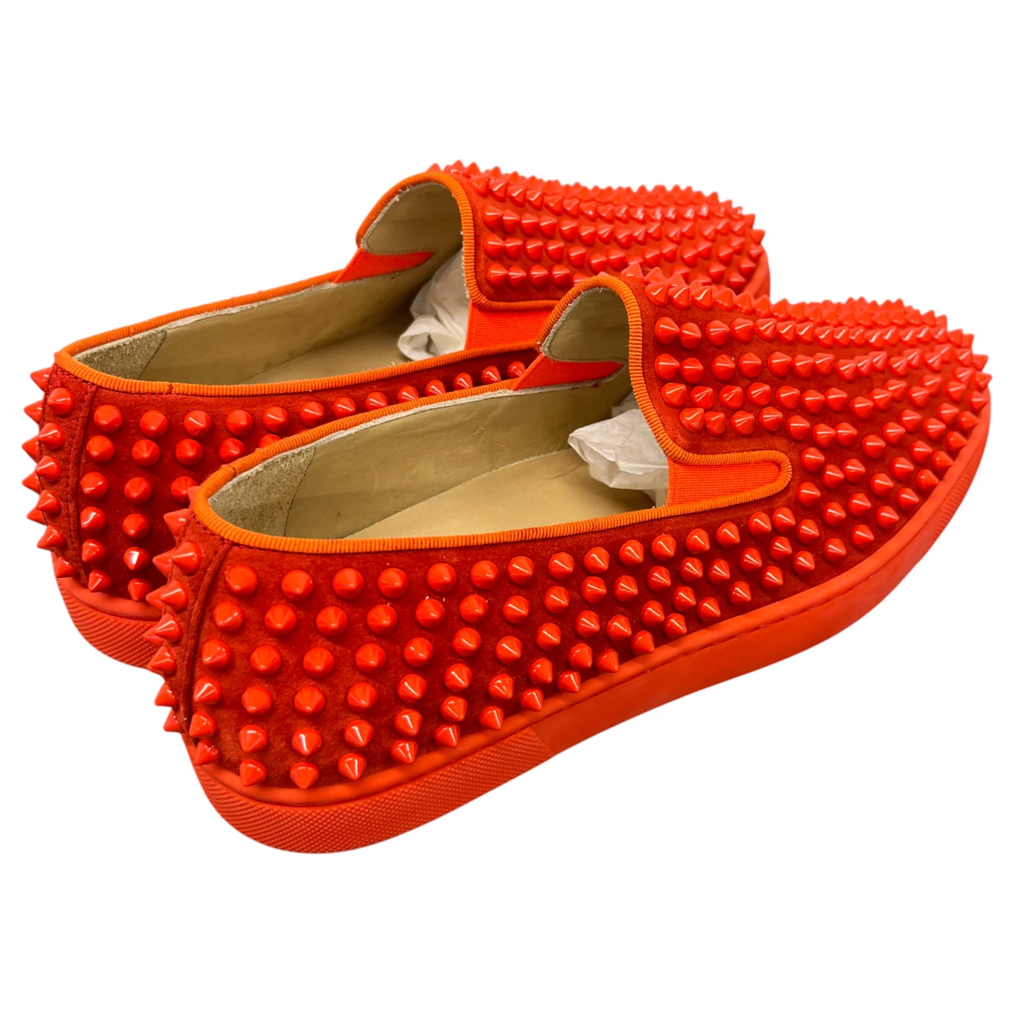 Men's Nazapunta Flat Spikes Loafers Red Size EU 40 / UK 6 - Image 8