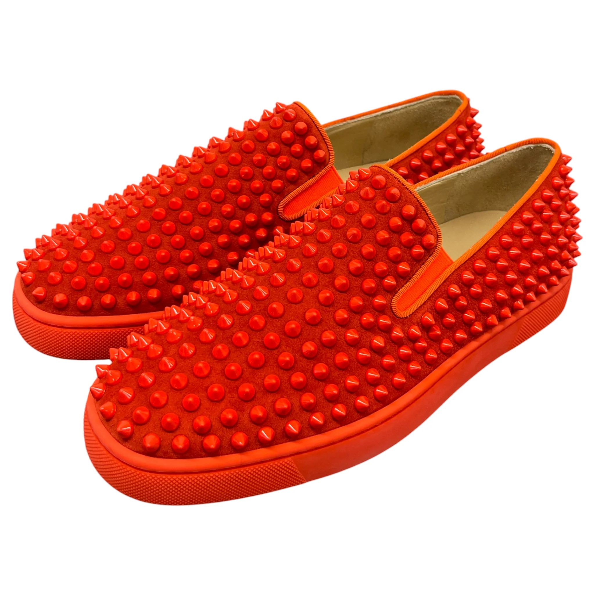 Men's Nazapunta Flat Spikes Loafers Red Size EU 40 / UK 6 - Image 9