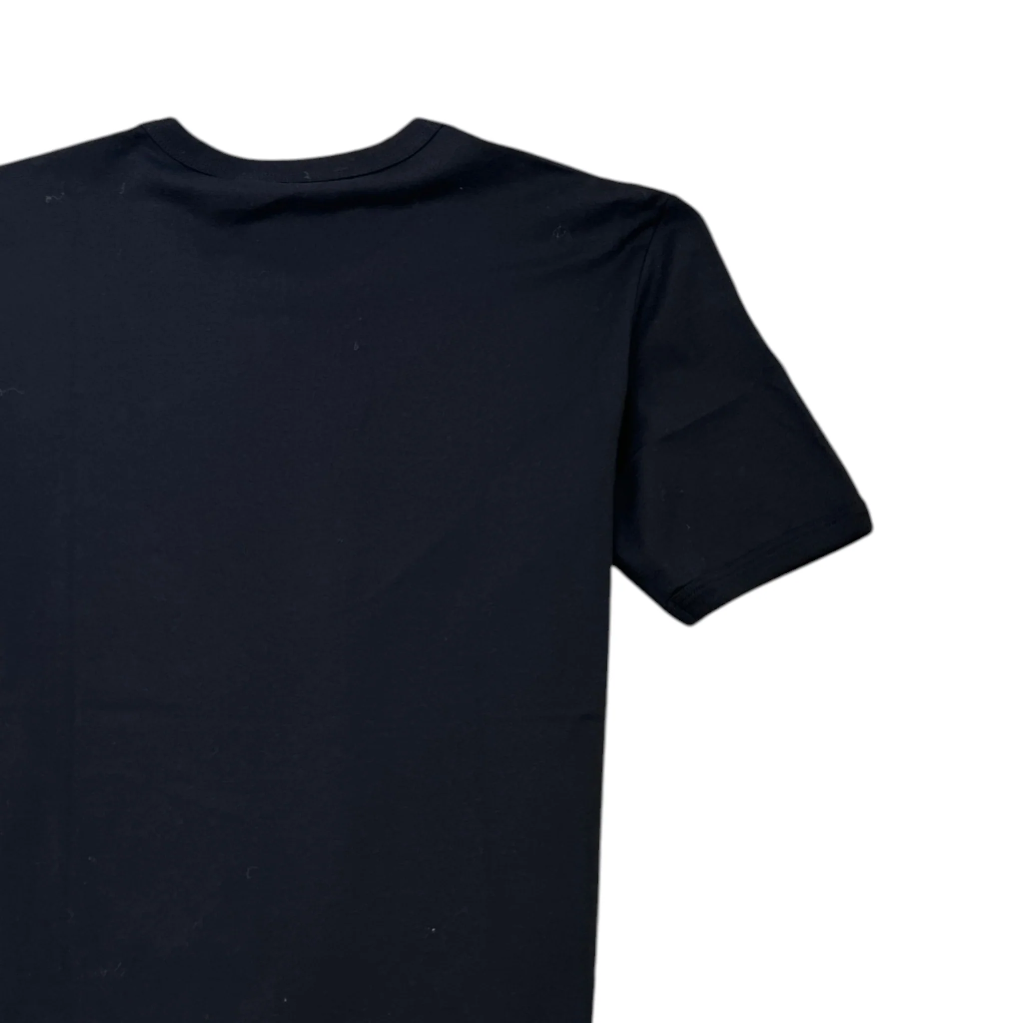 Men's Neck Logo T-Shirt Black Size IT 44 / UK XS - Image 4