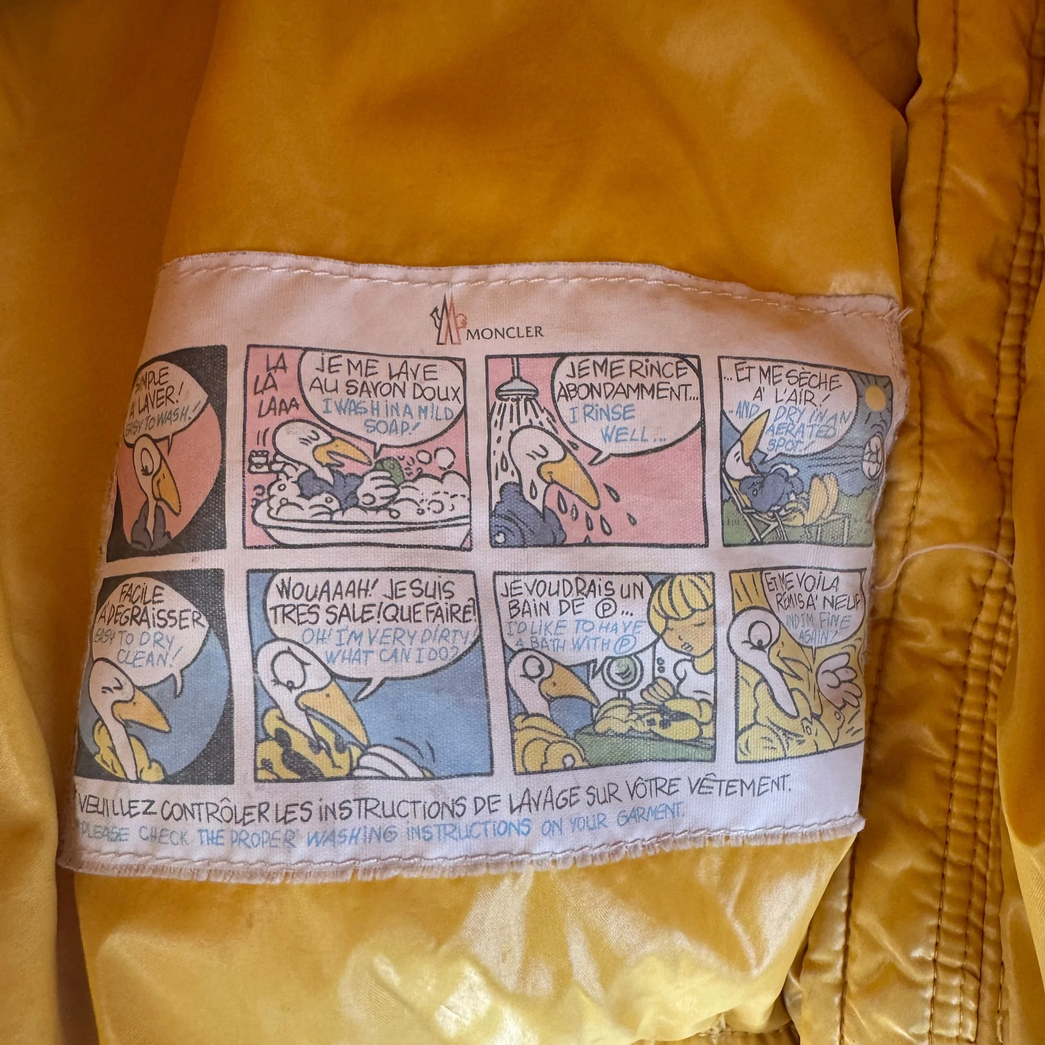 Men's New Maya Kids 10 Years Down Jacket Yellow Size XXS - Image 5