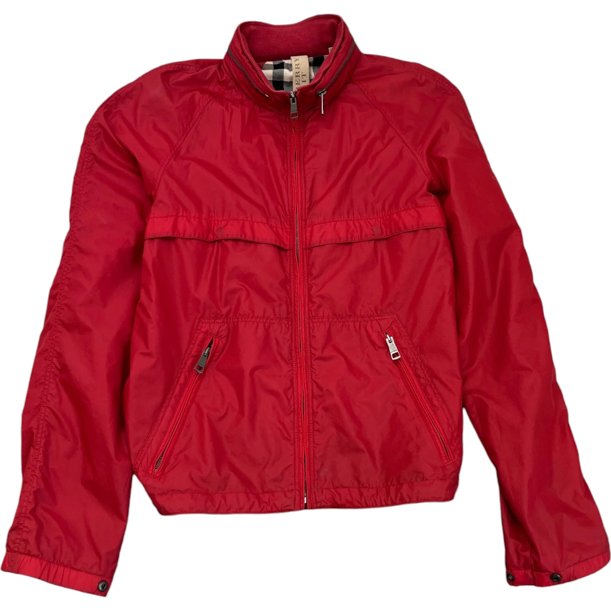 Men's Nova Check Jacket Red Size M