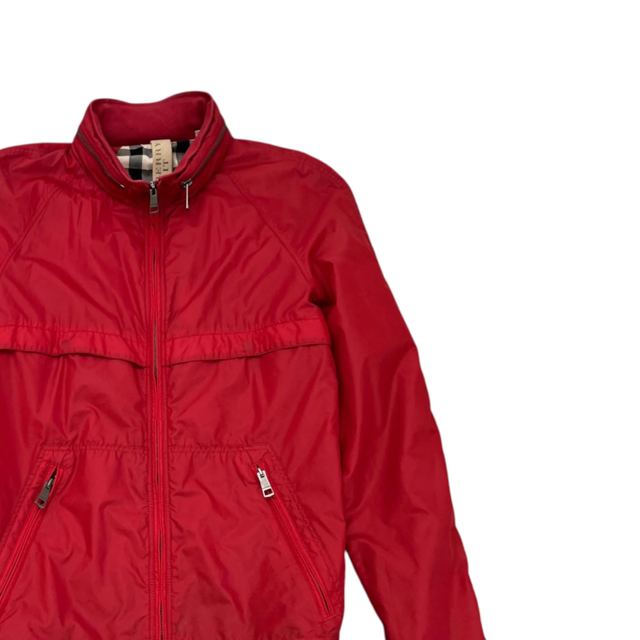 Men's Nova Check Jacket Red Size M - Image 3