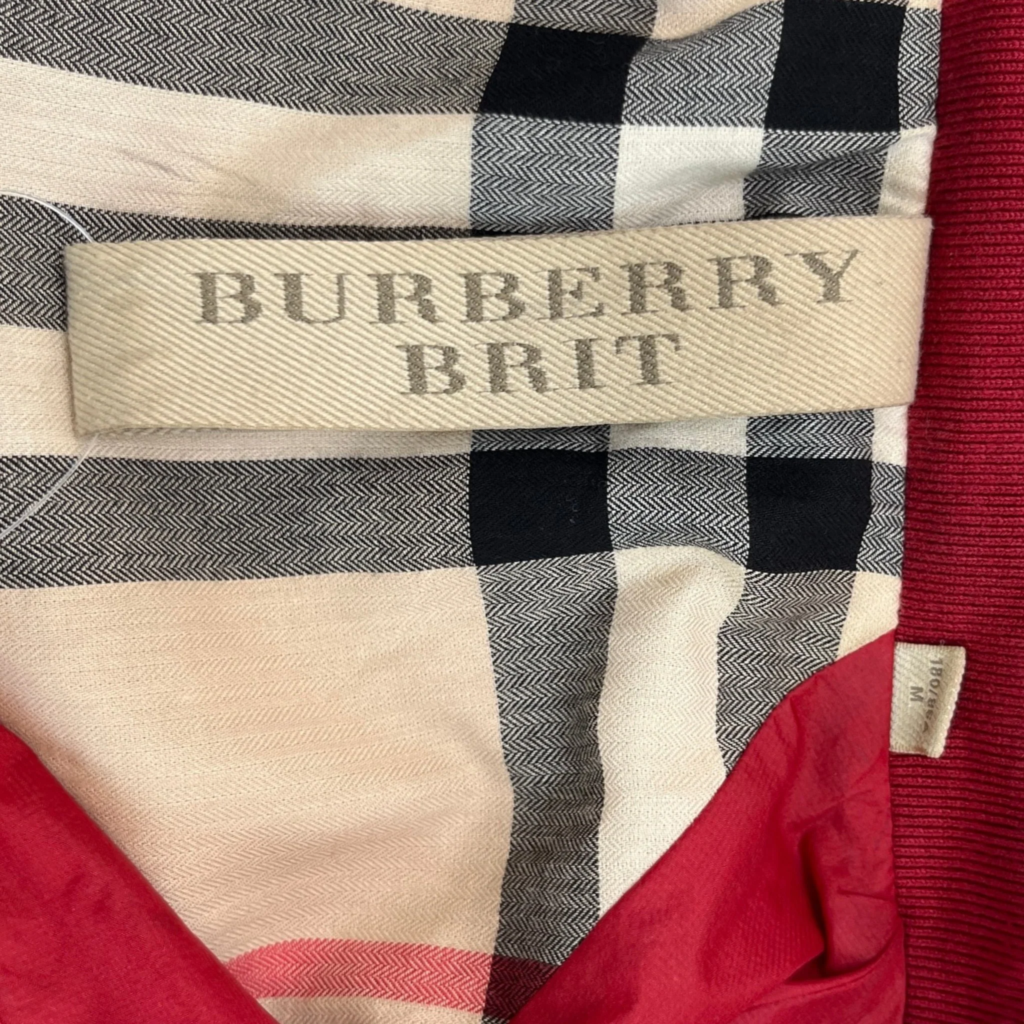 Men's Nova Check Jacket Red Size M - Image 7