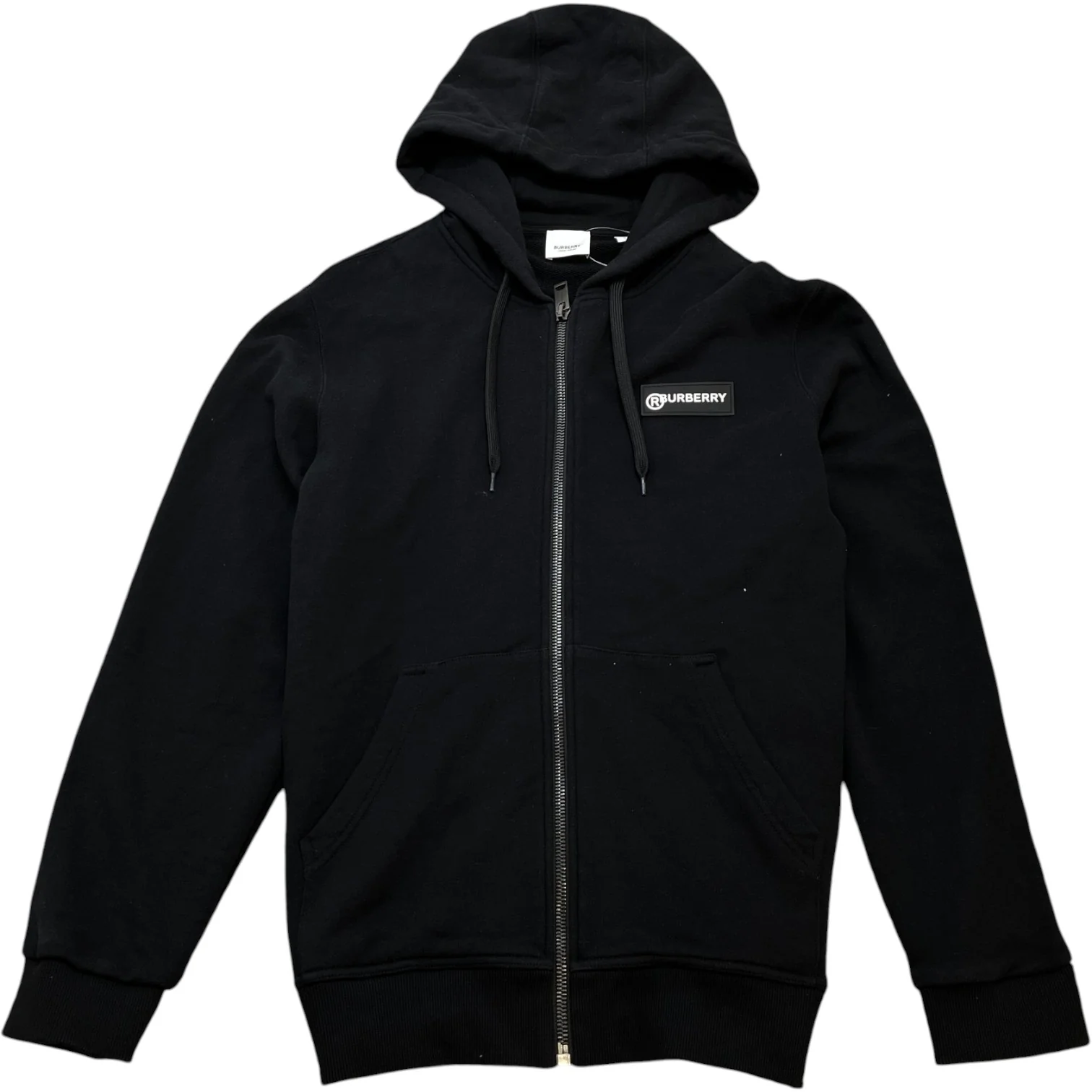 Men's Nova Check Logo Hoodie Black Size L