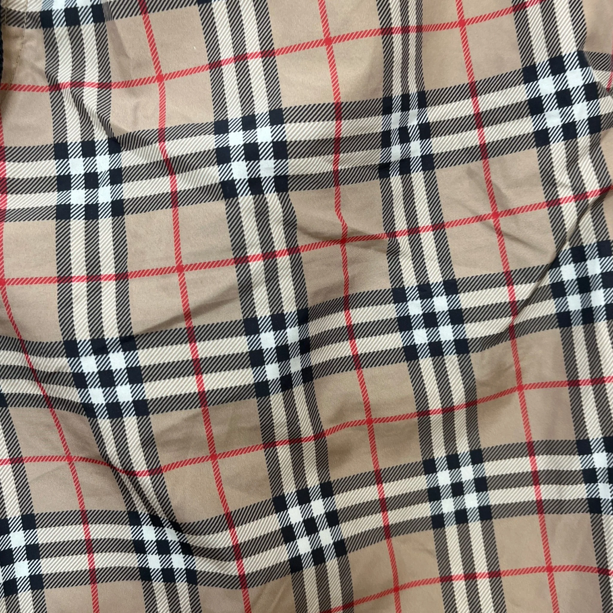 Men's Nova Check Swim Shorts Beige Size M - Image 8