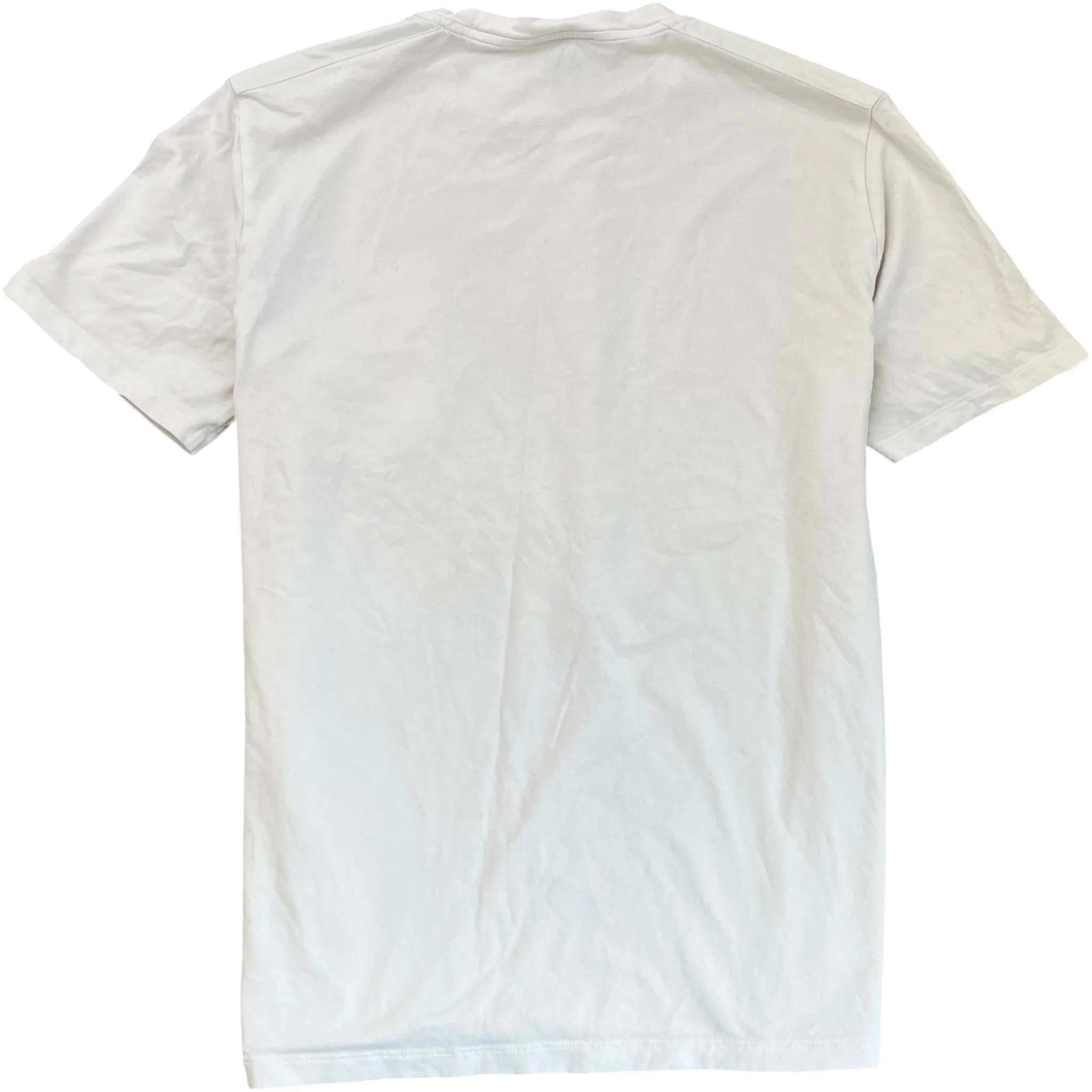 Men's Nylon Pocket Logo T-Shirt White Size L - Image 2