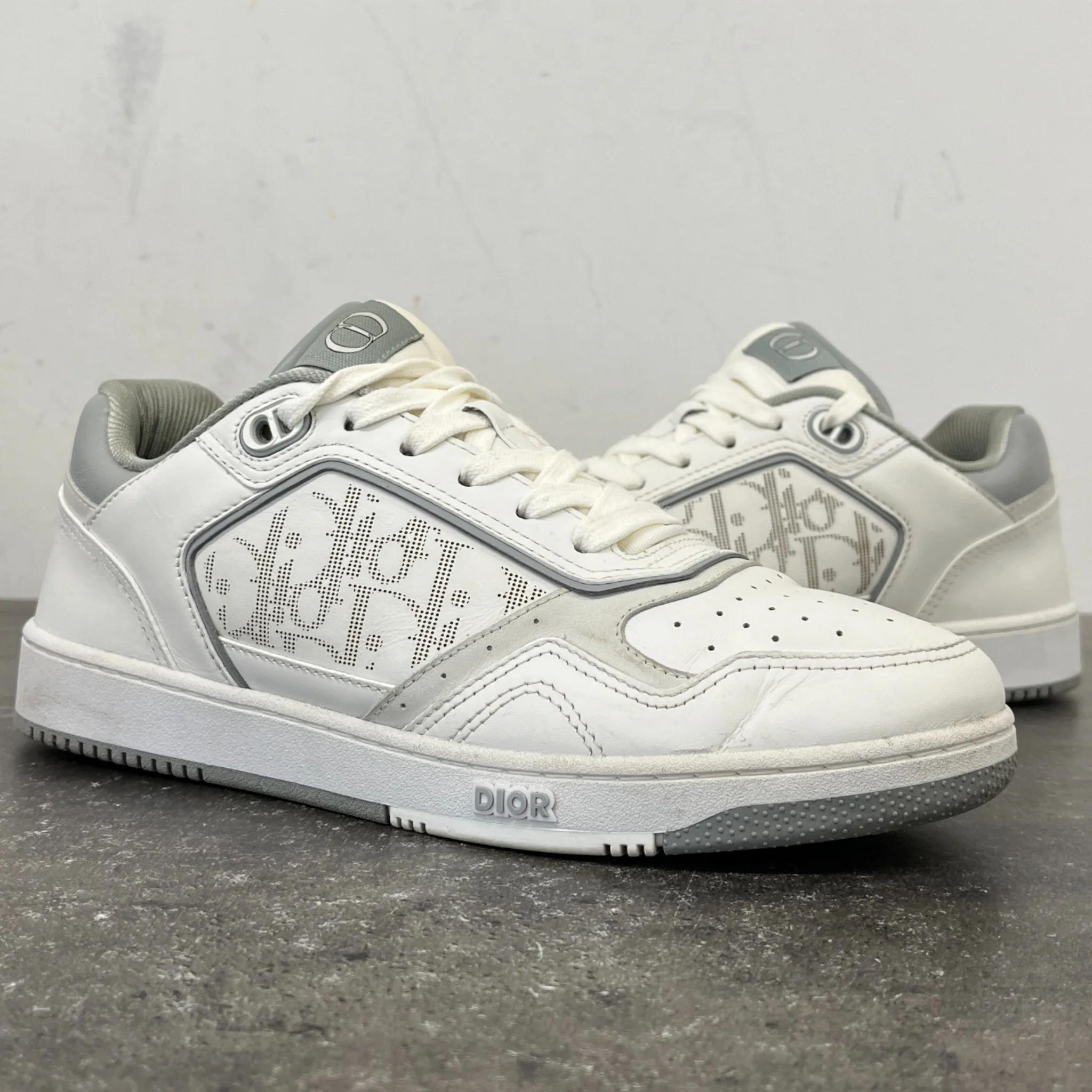 Men's Oblique B27 Low Trainers White Size EU 40 / UK 6 - Image 12