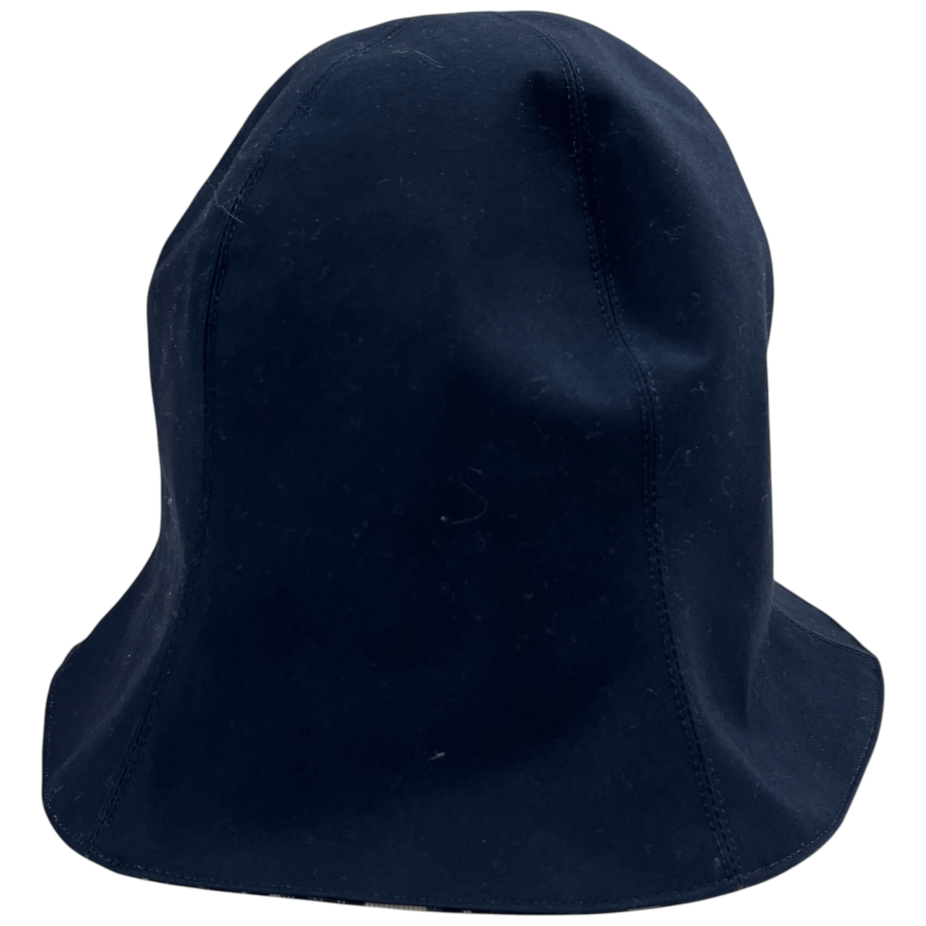 Men's Oblique Cap-D Tulipe Bucket Hat Navy - Image 4