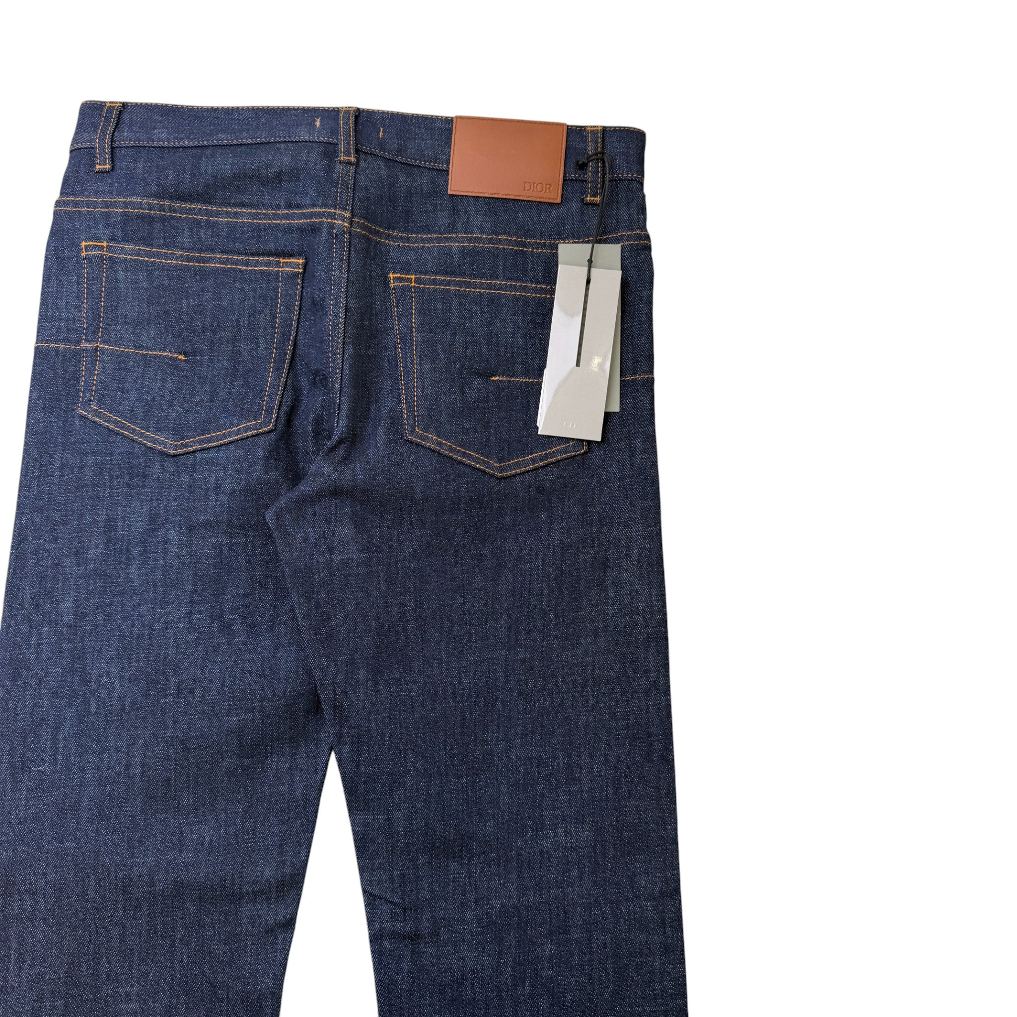 Men's Oblique Jeans Navy Size Waist 28" - Image 4