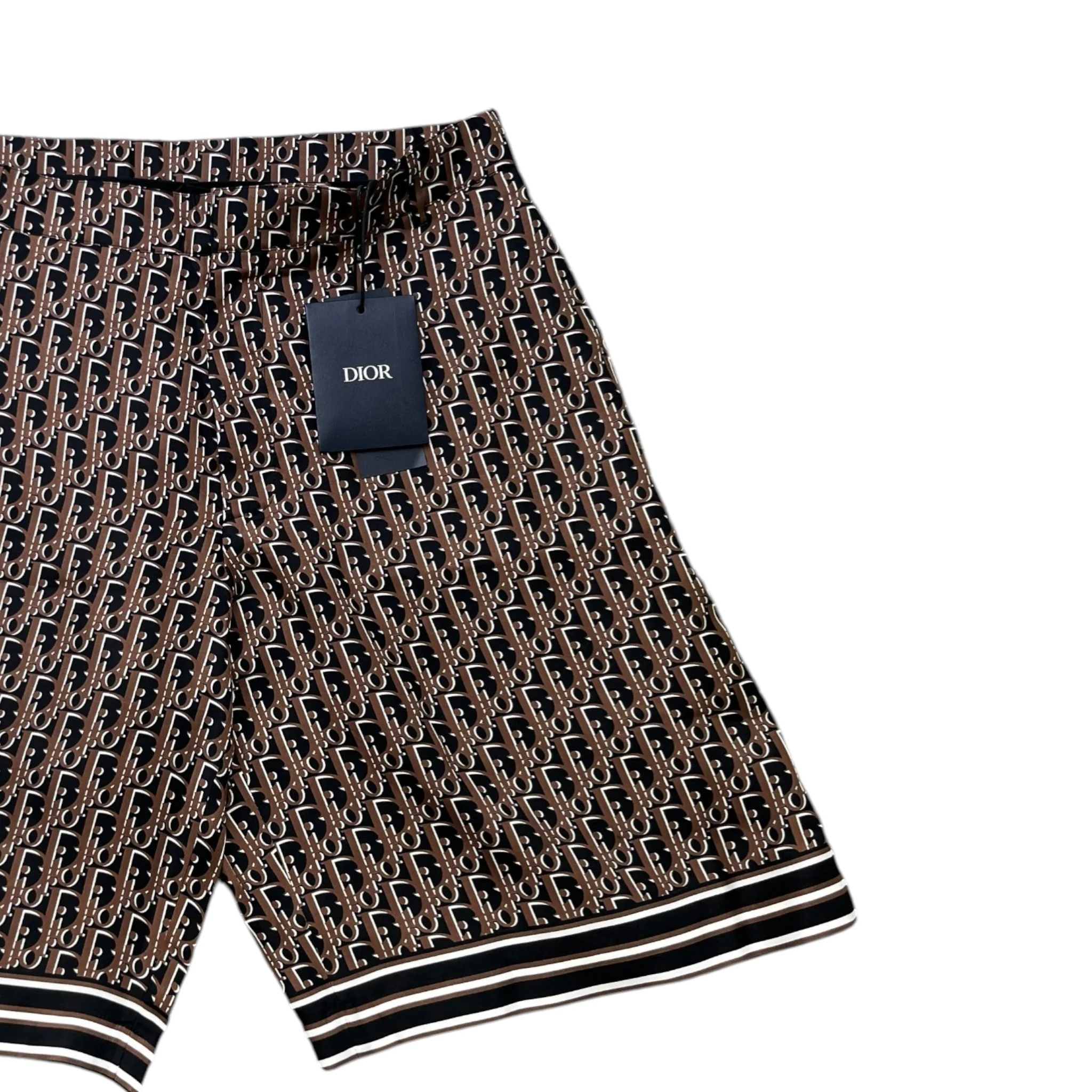 Men's Oblique Pixel Bermuda Shorts Black Size IT 48 / UK 32 - Image 3