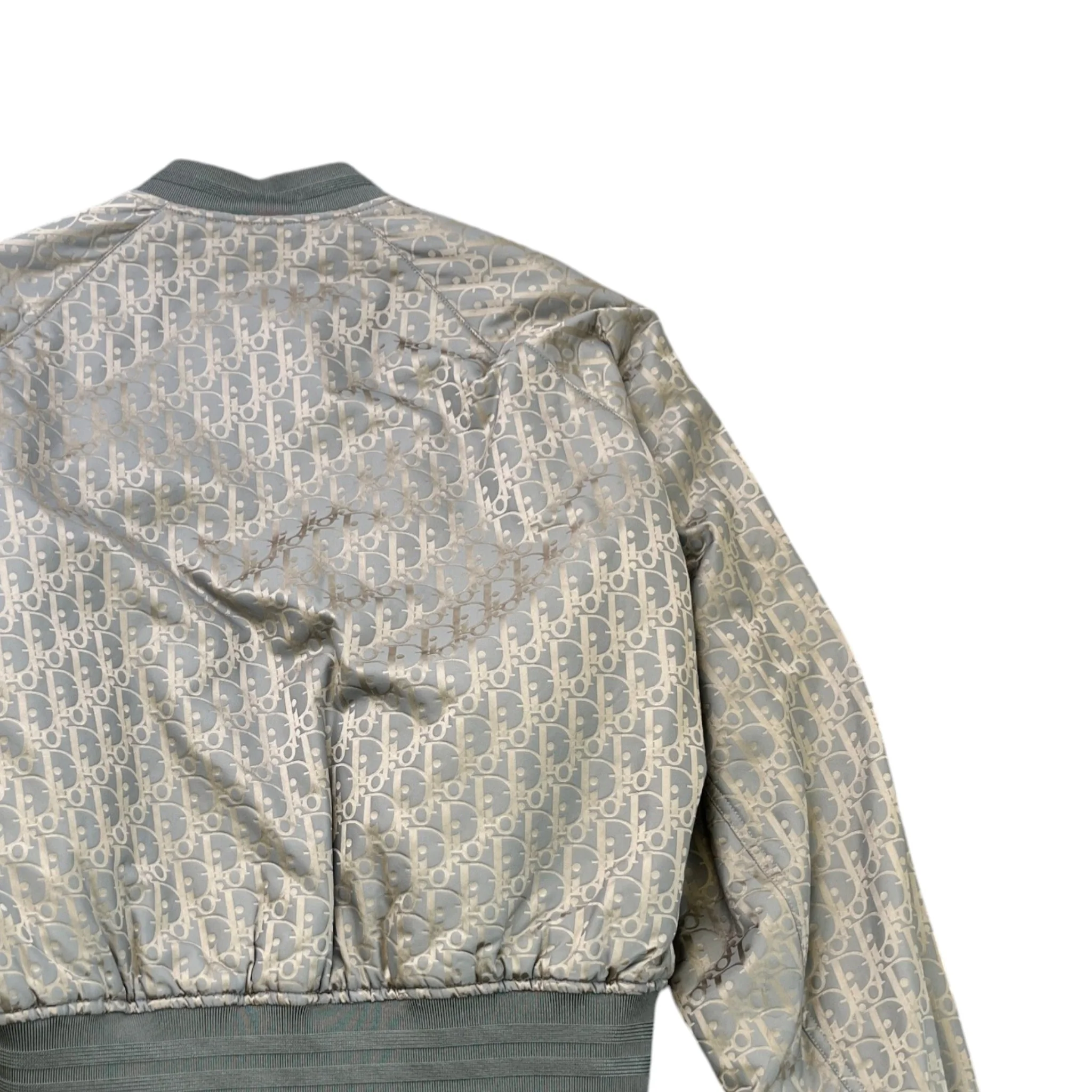 Men's Oblique Reversible Bomber Jacket Grey Size IT 54 / XXL - Image 7