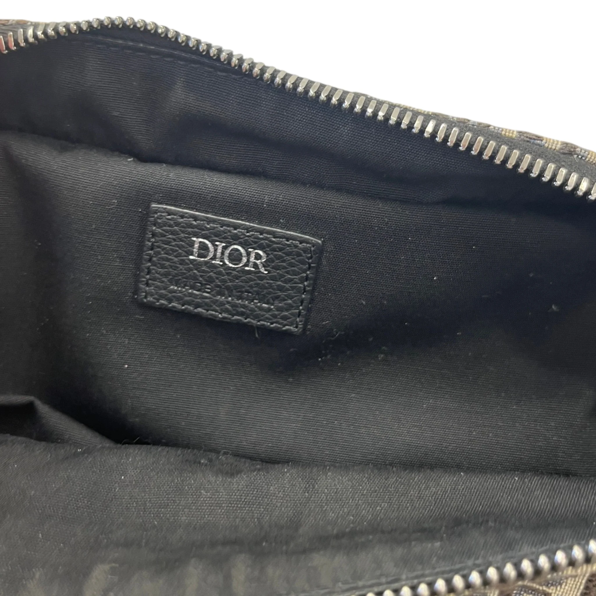 Men's Oblique Safari Messenger Bag Beige - Image 11