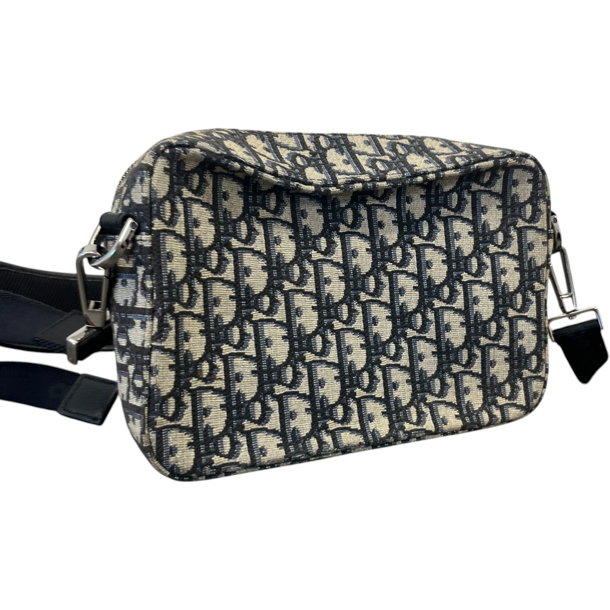 Men's Oblique Safari Messenger Bag Beige - Image 8