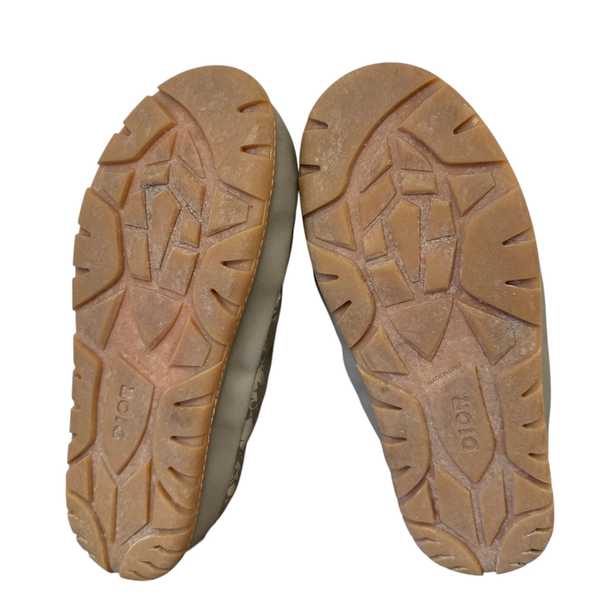 Men's Oblique Snow Slippers Slides Beige Size EU 40 / UK 6 - Image 10