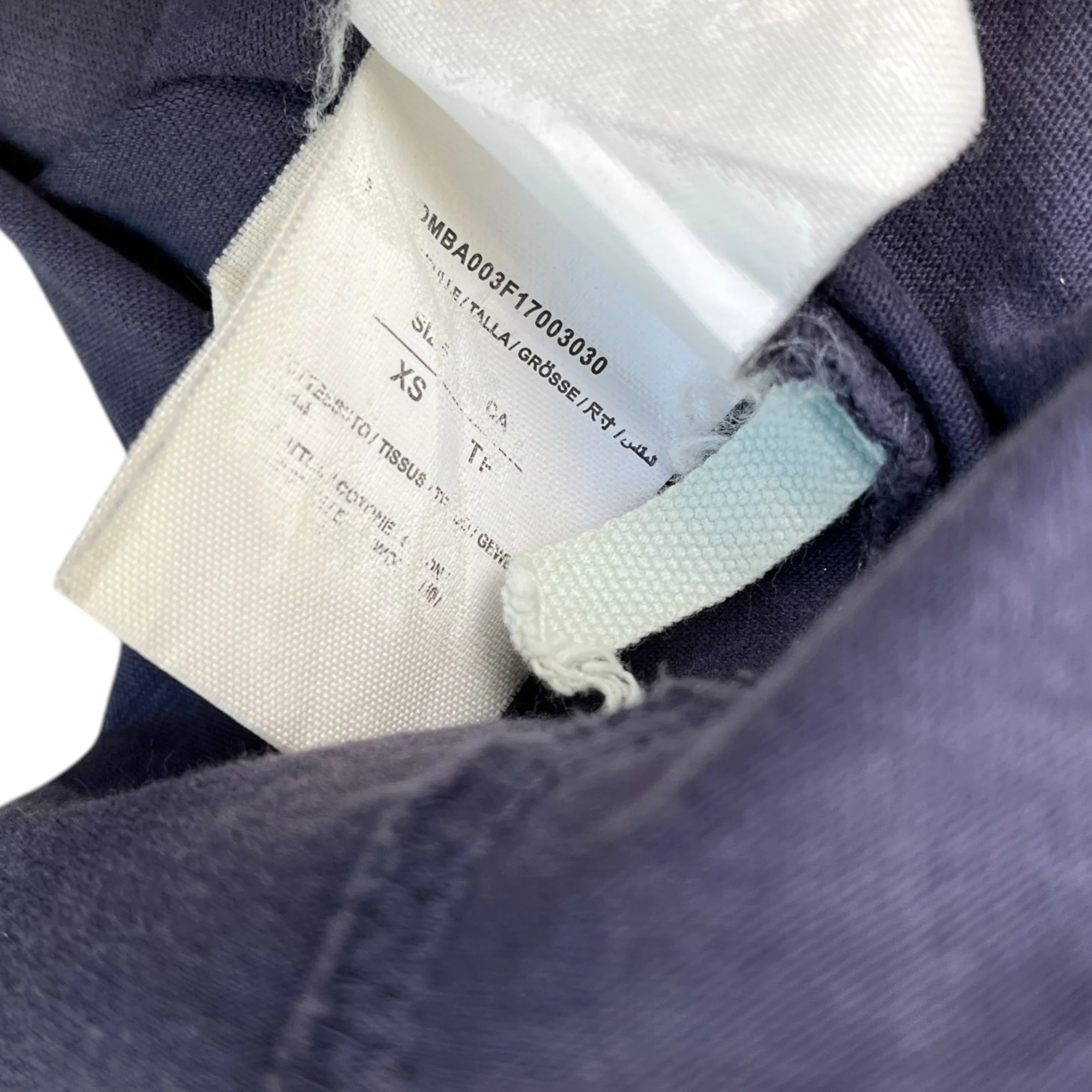 Men's Off White X Champion Logo T-Shirt Navy Size XS - Image 6