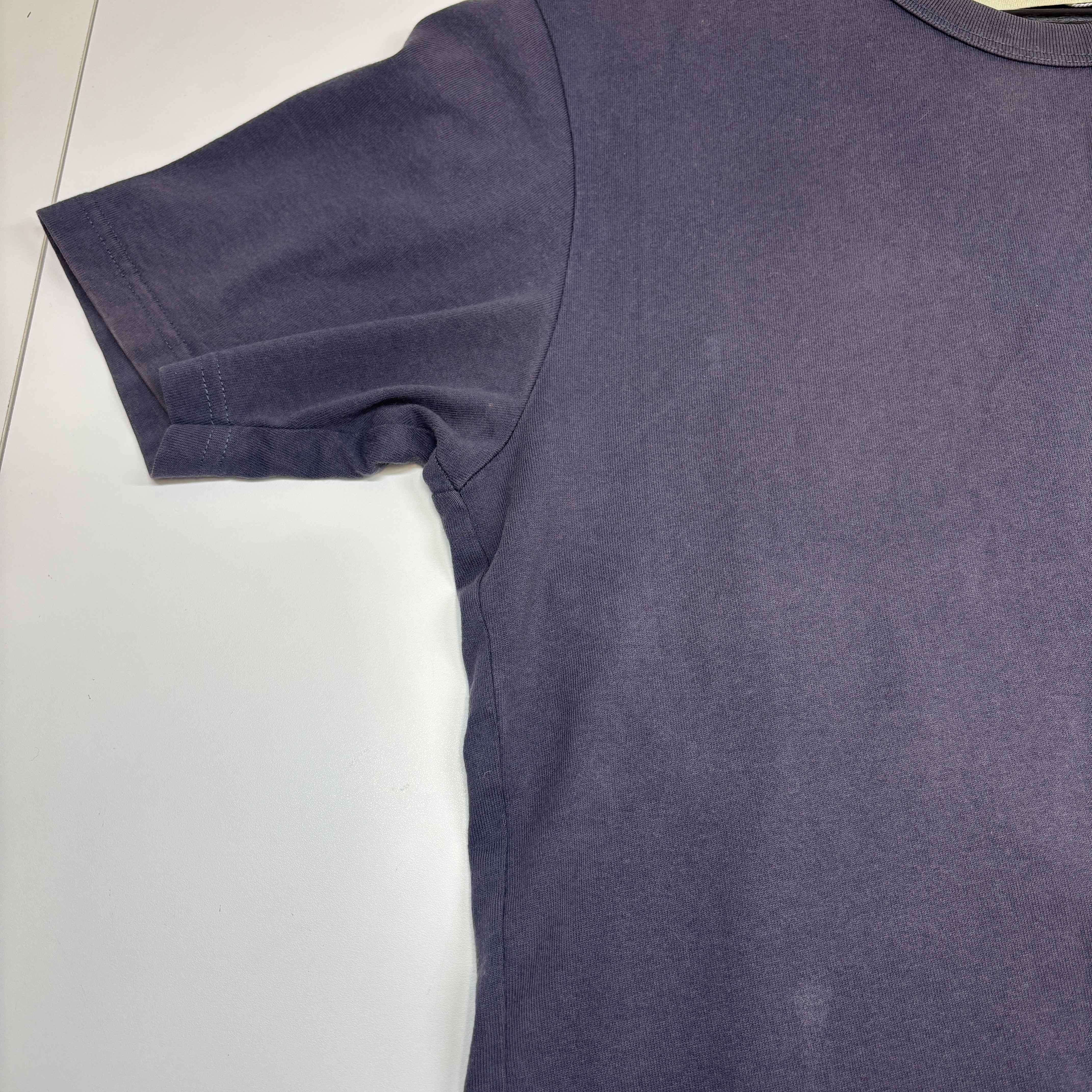 Men's Off White X Champion Logo T-Shirt Navy Size XS - Image 9
