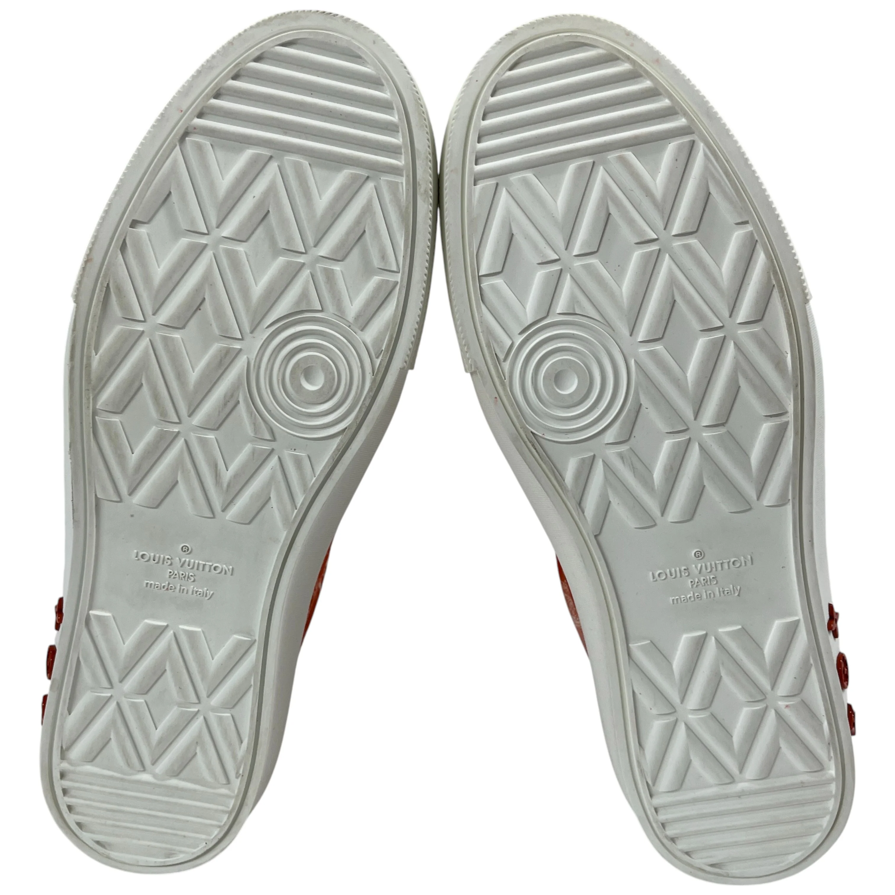 Men's Ollie Bandana Print Low Trainers Red Size EU 44 / UK 10 - Image 11