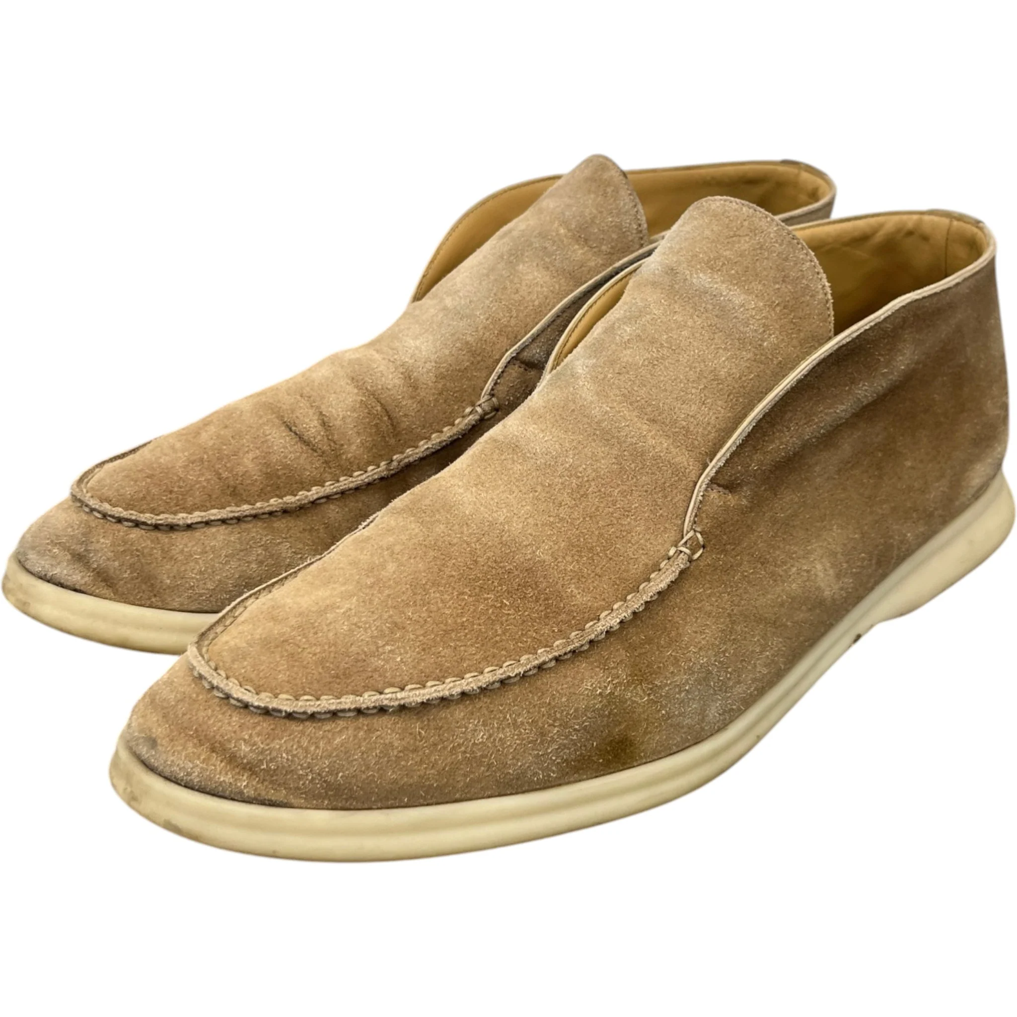 Men's Open Walk Ankle Boots Beige Size EU 46.5 / UK 12.5 - Image 9