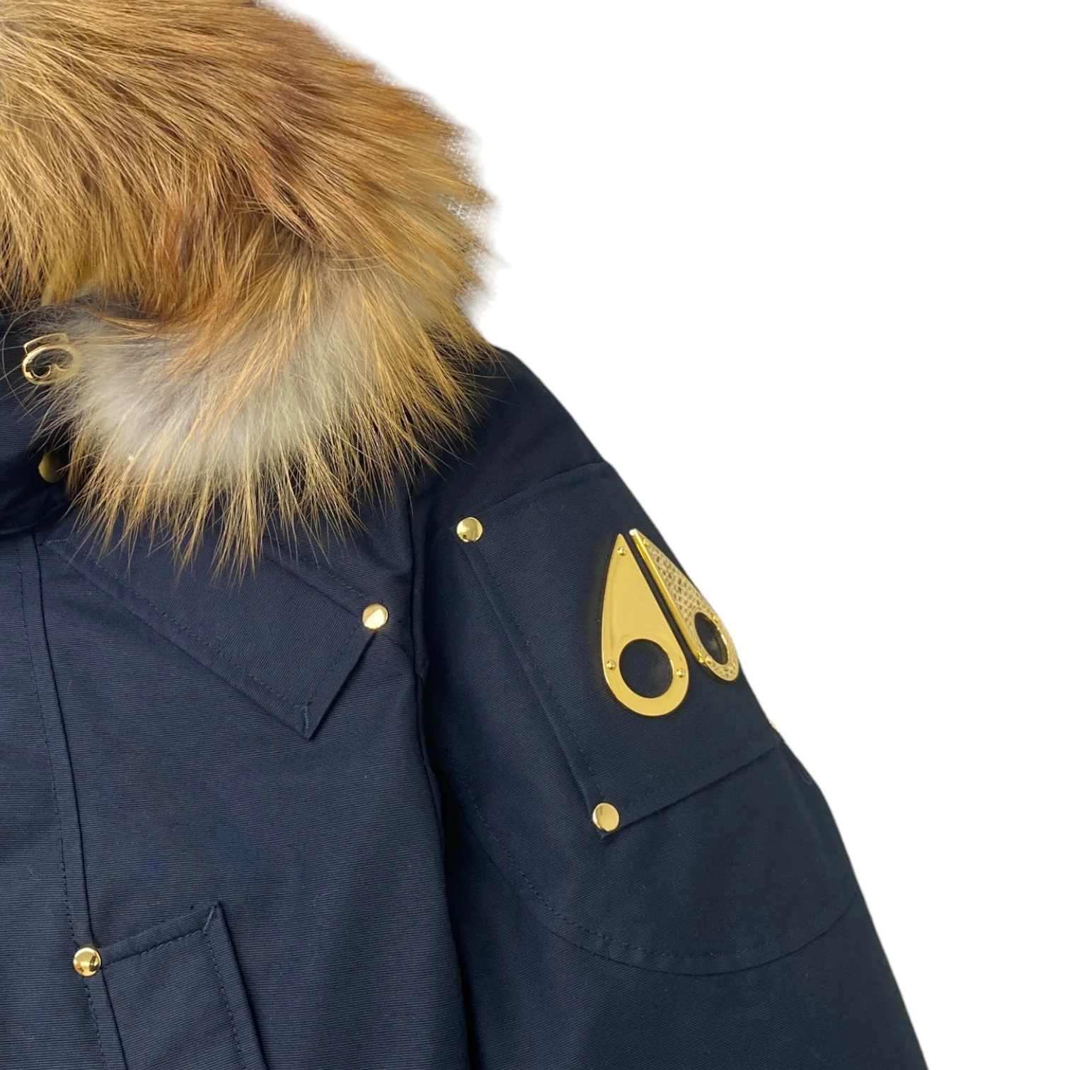 Men's Original Ballistic Bomber Down Jacket Navy Size S - Image 5