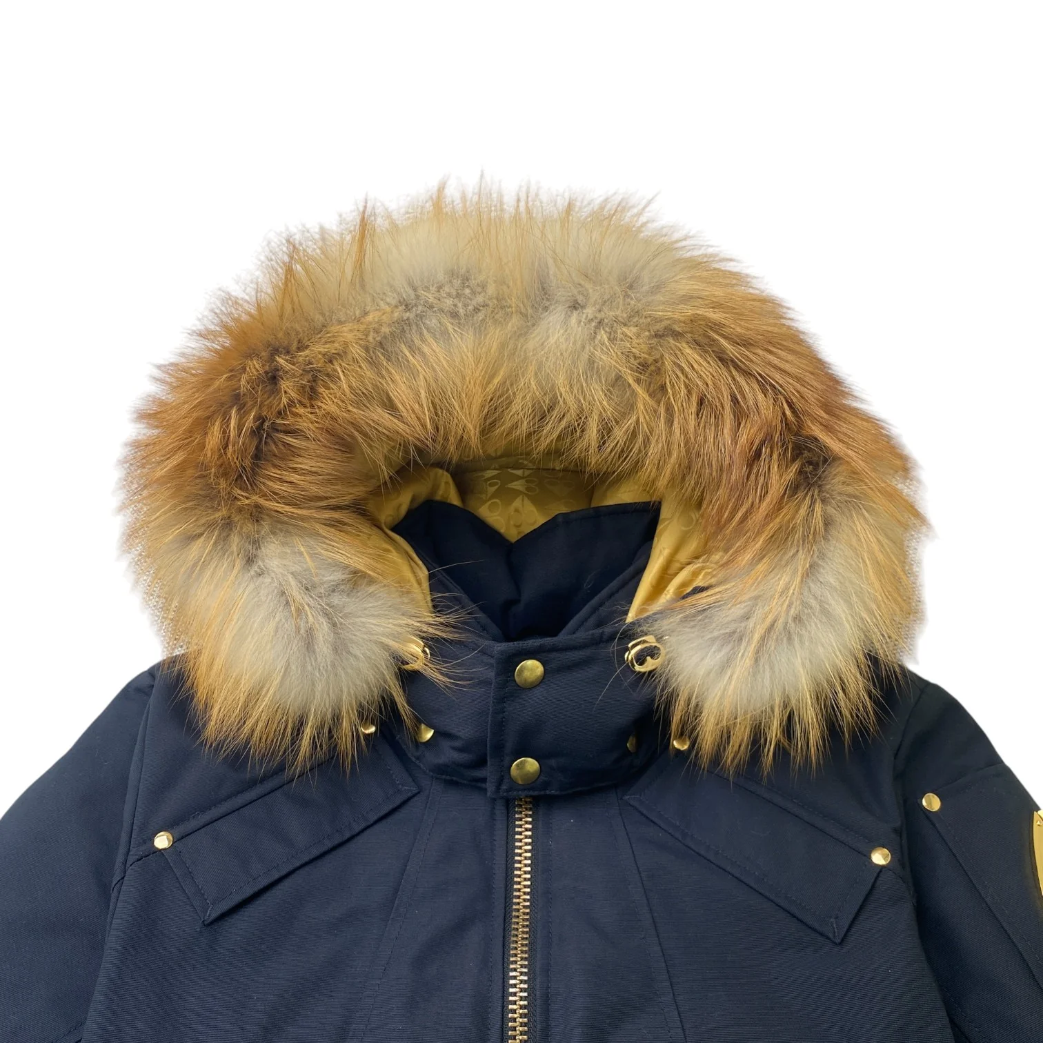 Men's Original Ballistic Bomber Down Jacket Navy Size S - Image 6