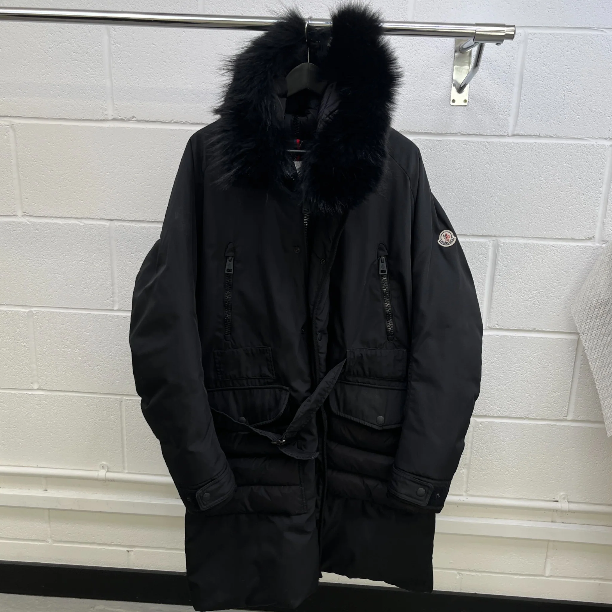 Men's Oscar Down Jacket Black Size 4 / XL - Image 11