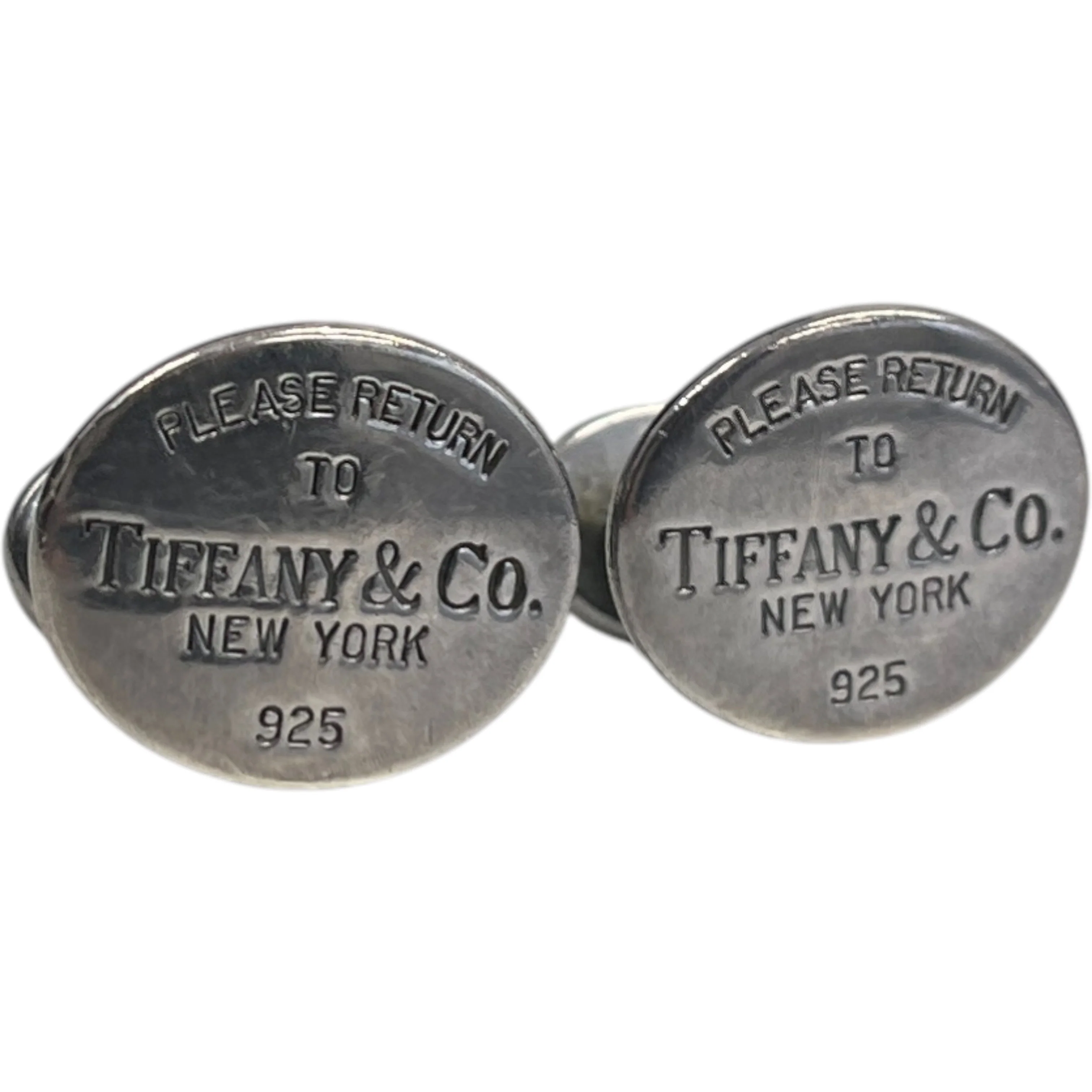 Men's Oval Sterling Silver 925 Cufflinks Silver - Image 4