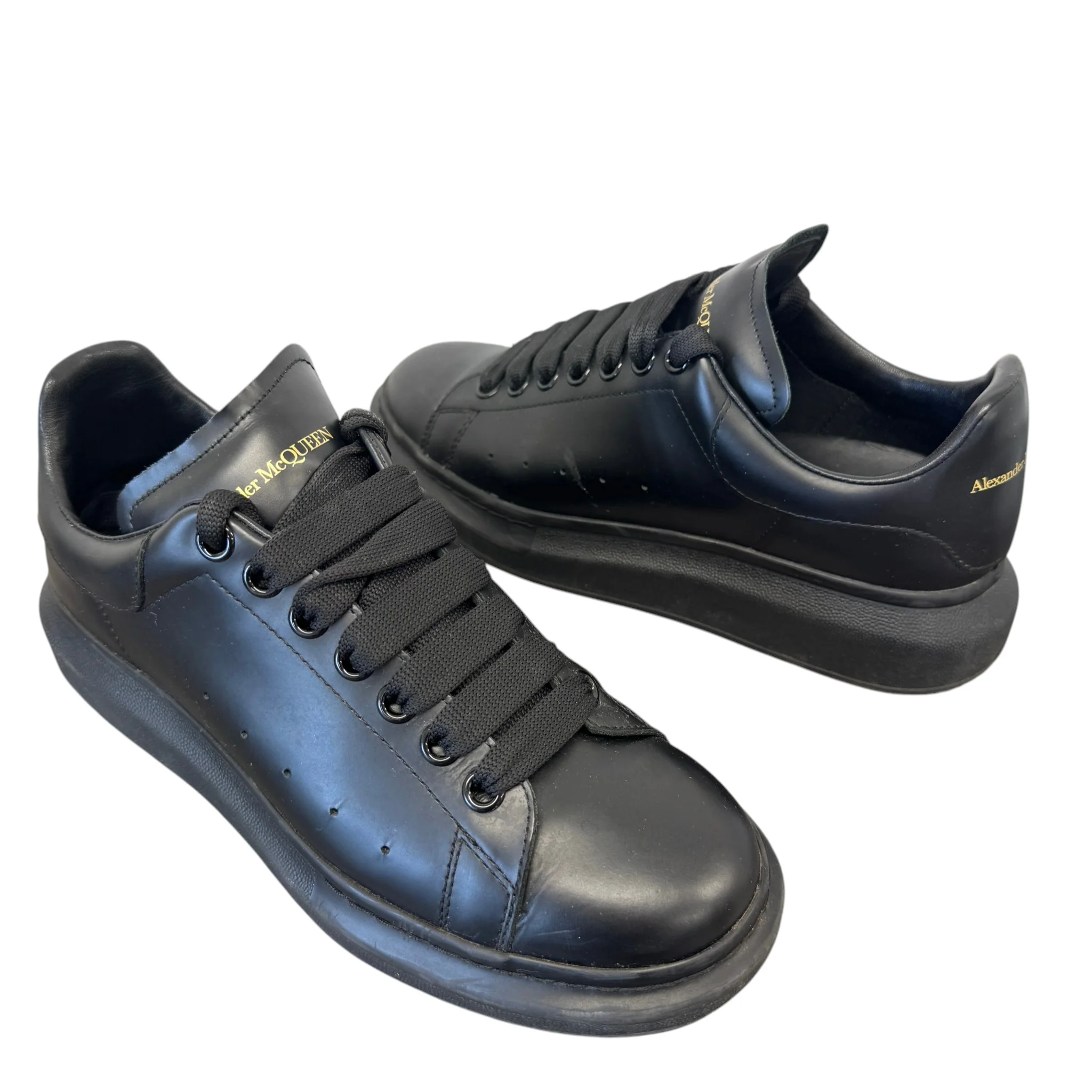 Men's Oversized Low Trainers Black Size EU 40 / UK 6 - Image 3