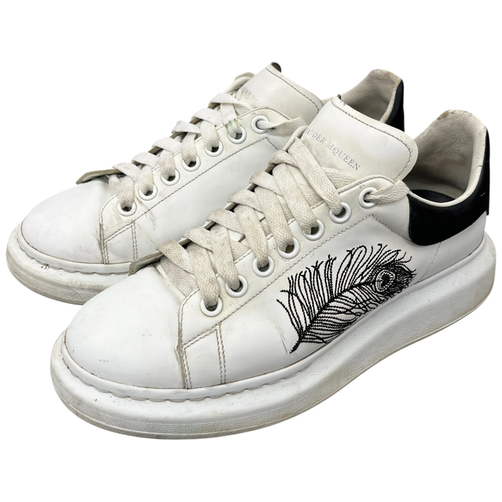Men's Oversized Low Trainers White Size EU 41 / UK 7 - Image 9