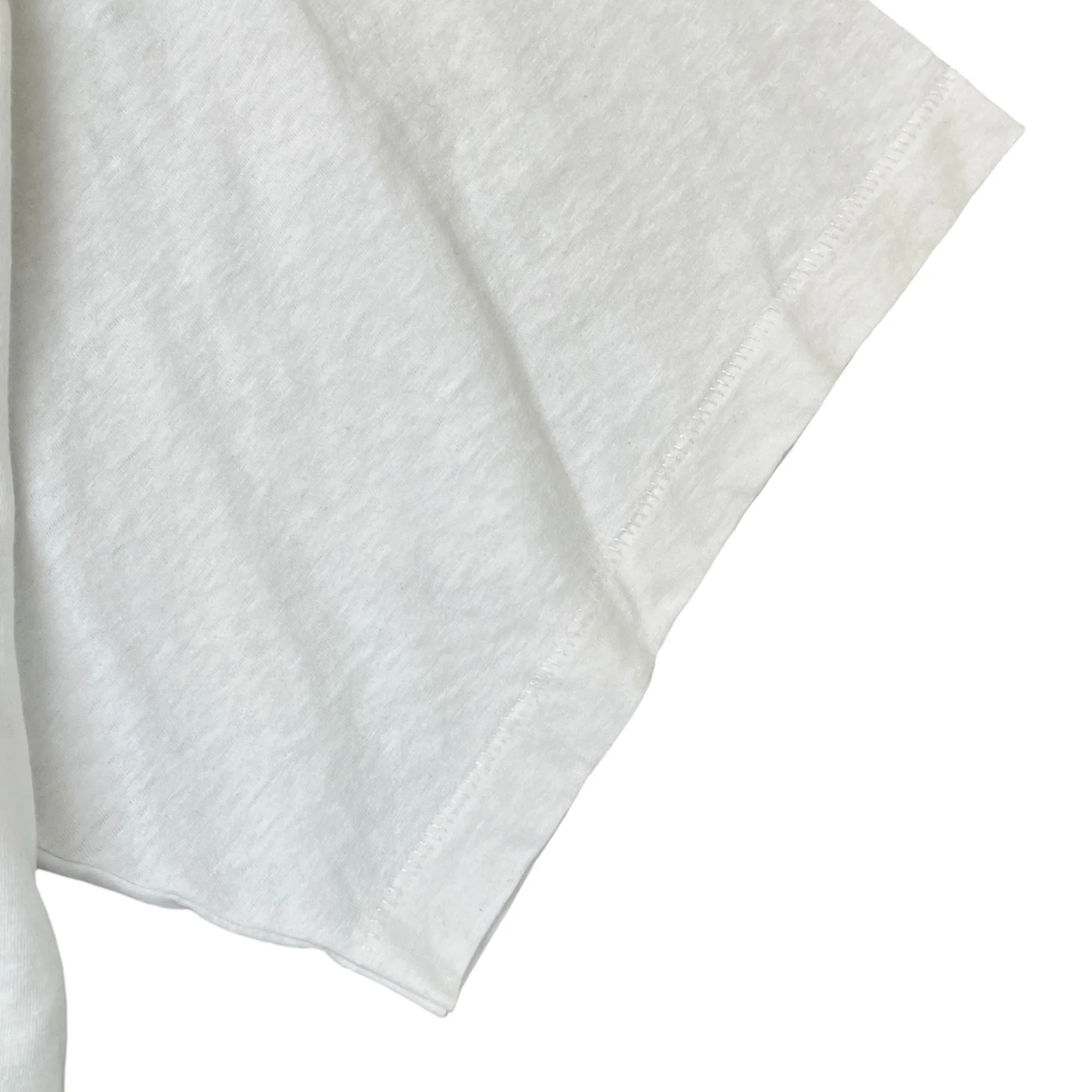 Men's Oversized Printed Logo T-Shirt White Size M - Image 7