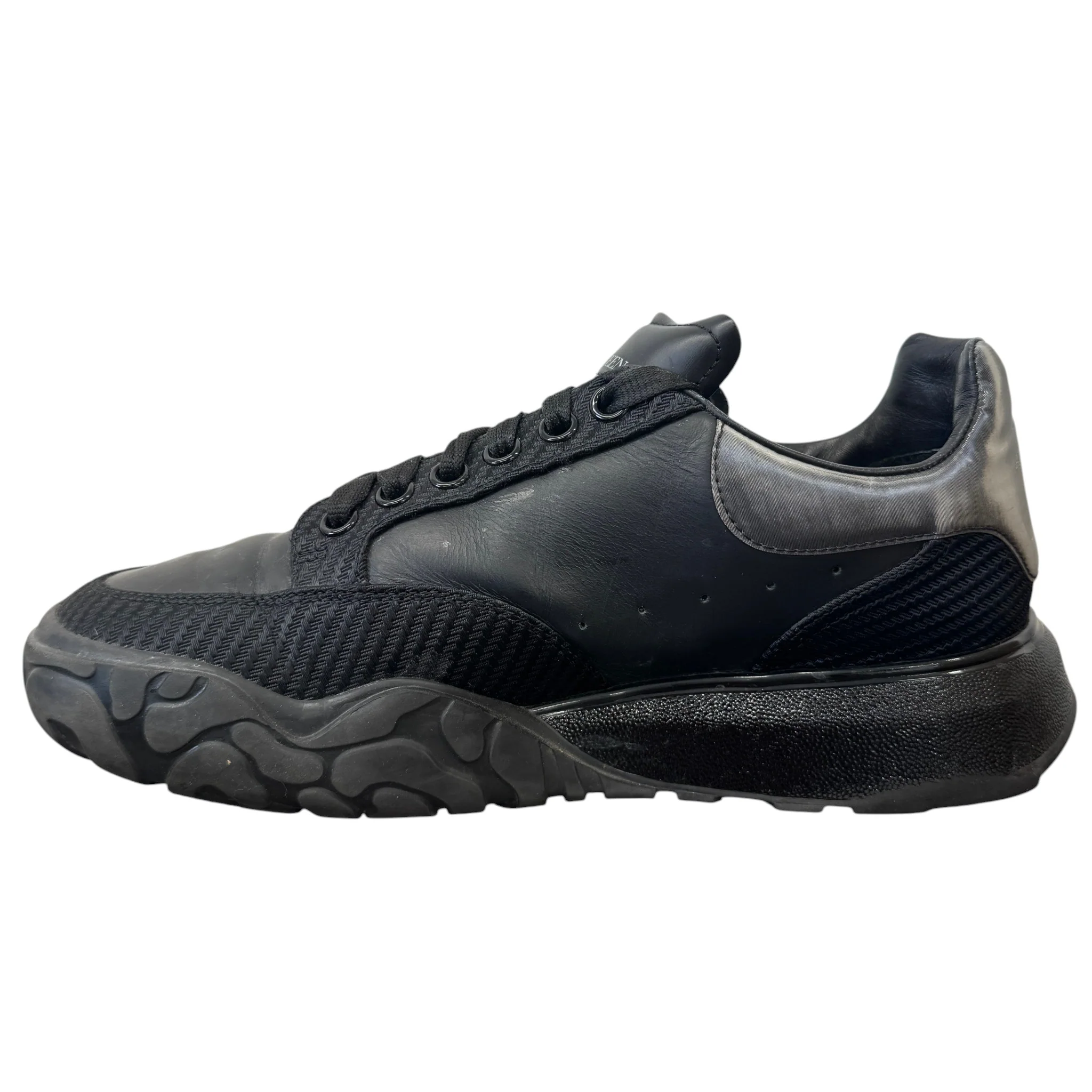 Men's Oversized Runner Low Trainers Black Size EU 42 / UK 8 - Image 2