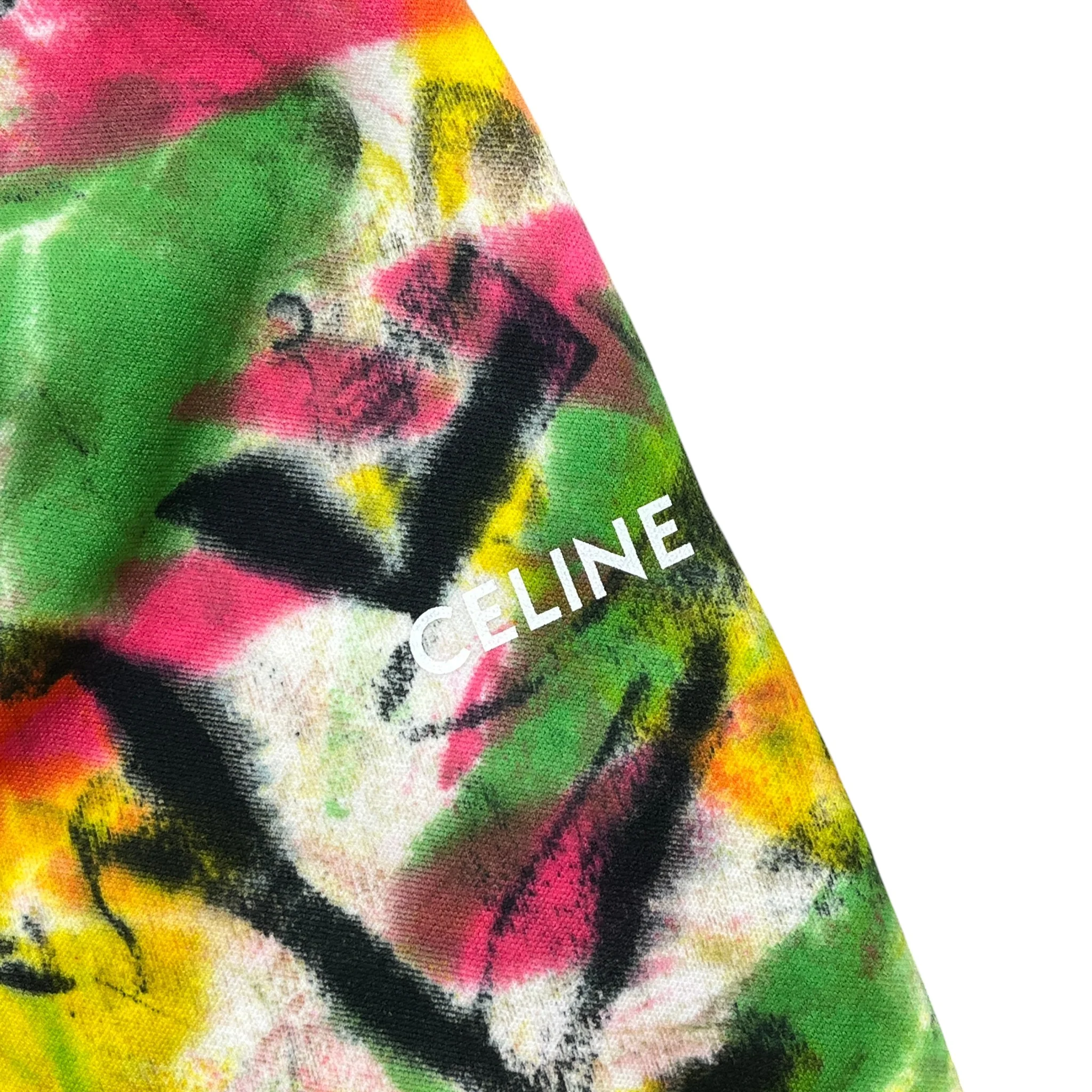 Men's Paint Splatter Shorts Multi-Coloured Size XS - Image 6