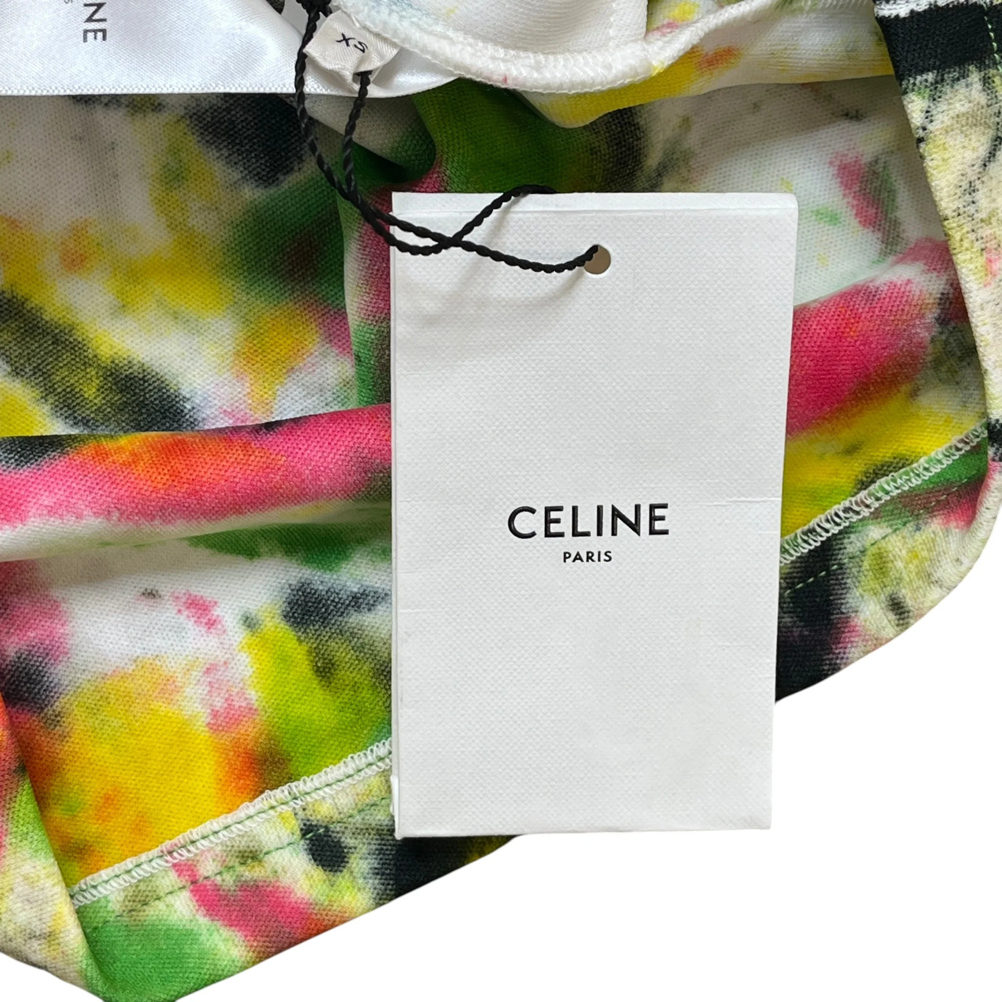 Men's Paint Splatter Shorts Multi-Coloured Size XS - Image 7