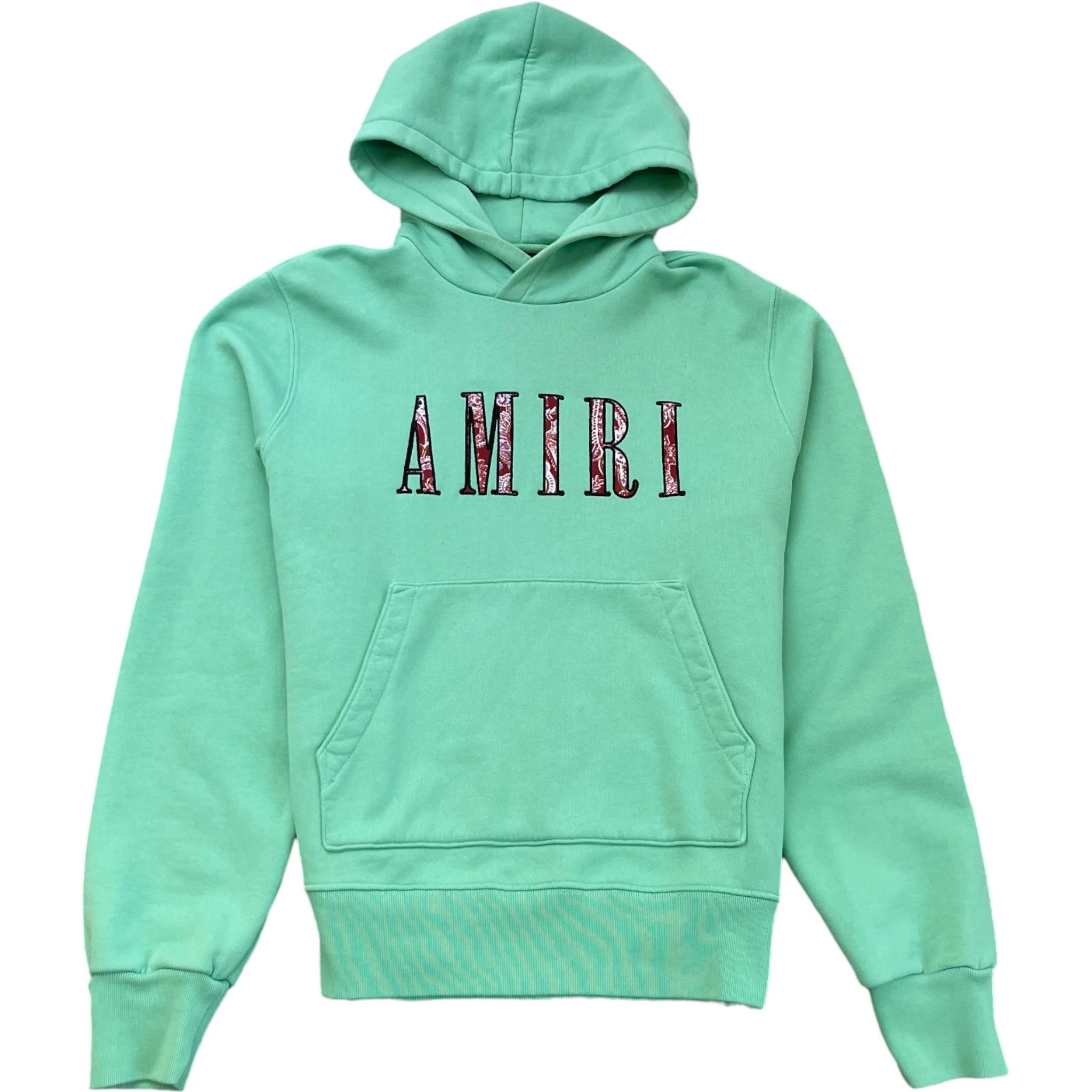 Men's Paisley Core Logo Hoodie Green Size S