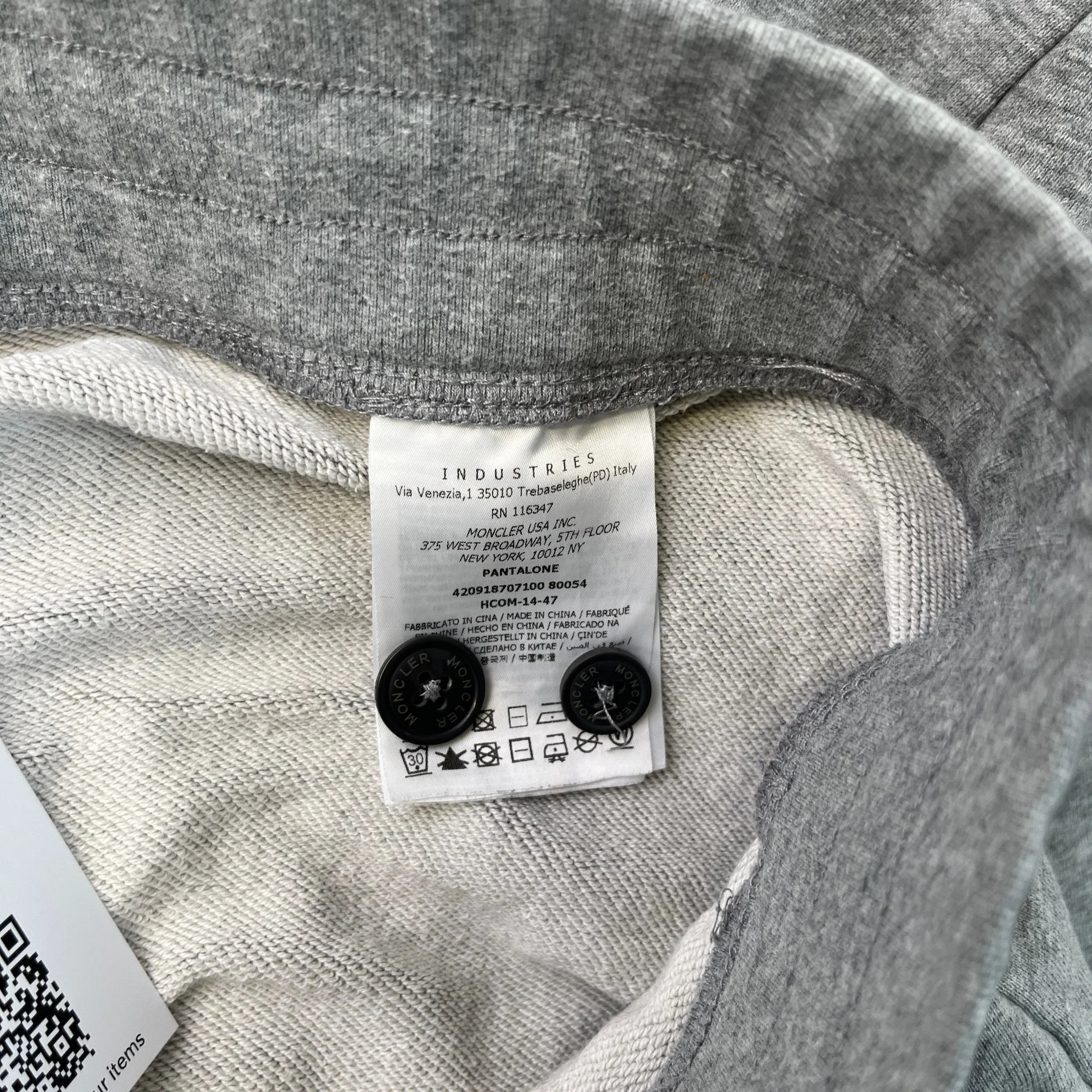 Men's Pantalone Joggers Grey Size XXL - Image 8