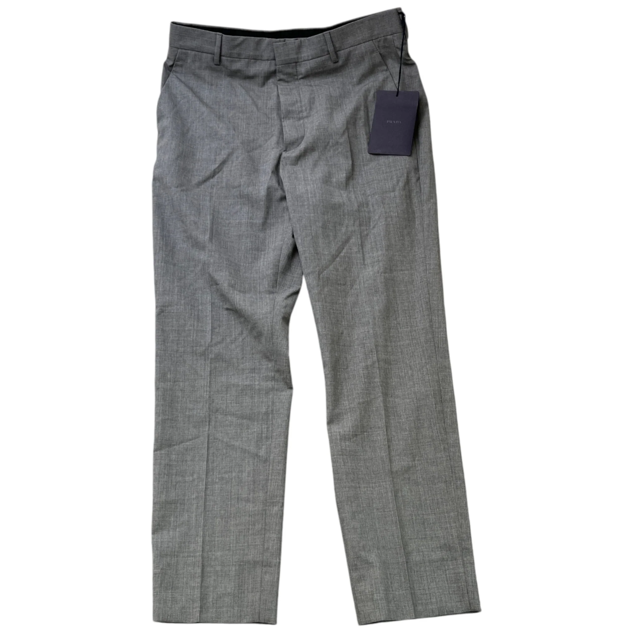 Men's Pantalone Trousers Grey Size IT 48 / UK 32
