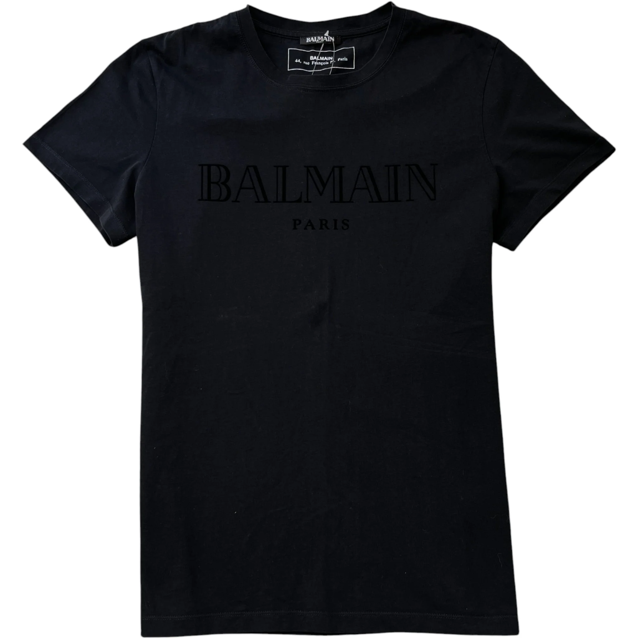 Men's Paris Logo T-Shirt Black Size L