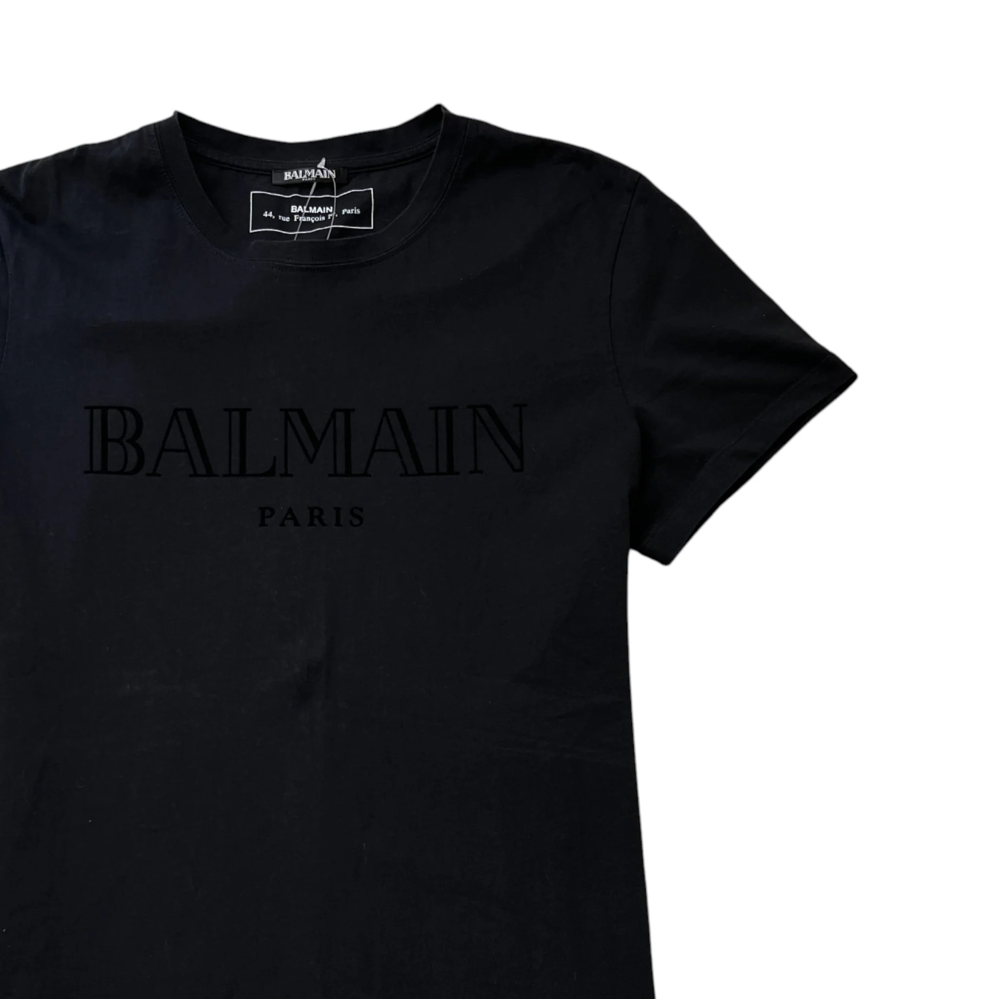 Men's Paris Logo T-Shirt Black Size L - Image 3