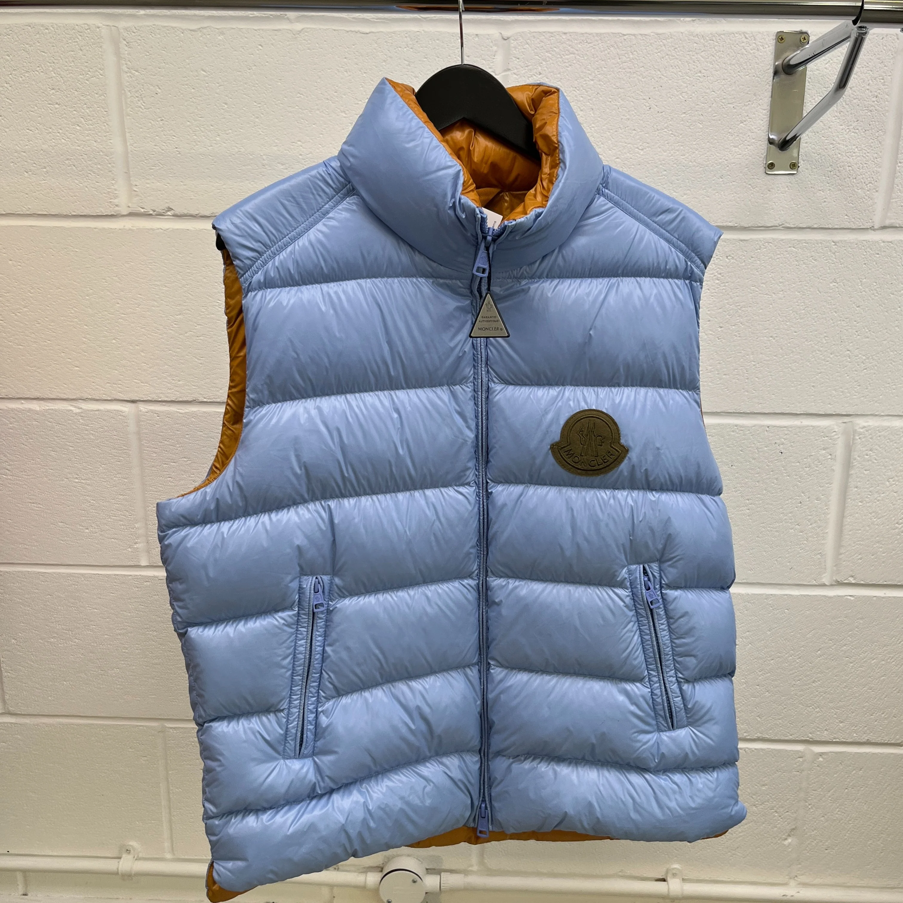 Men's Parke Gilet Blue Size 4 / XL - Image 10
