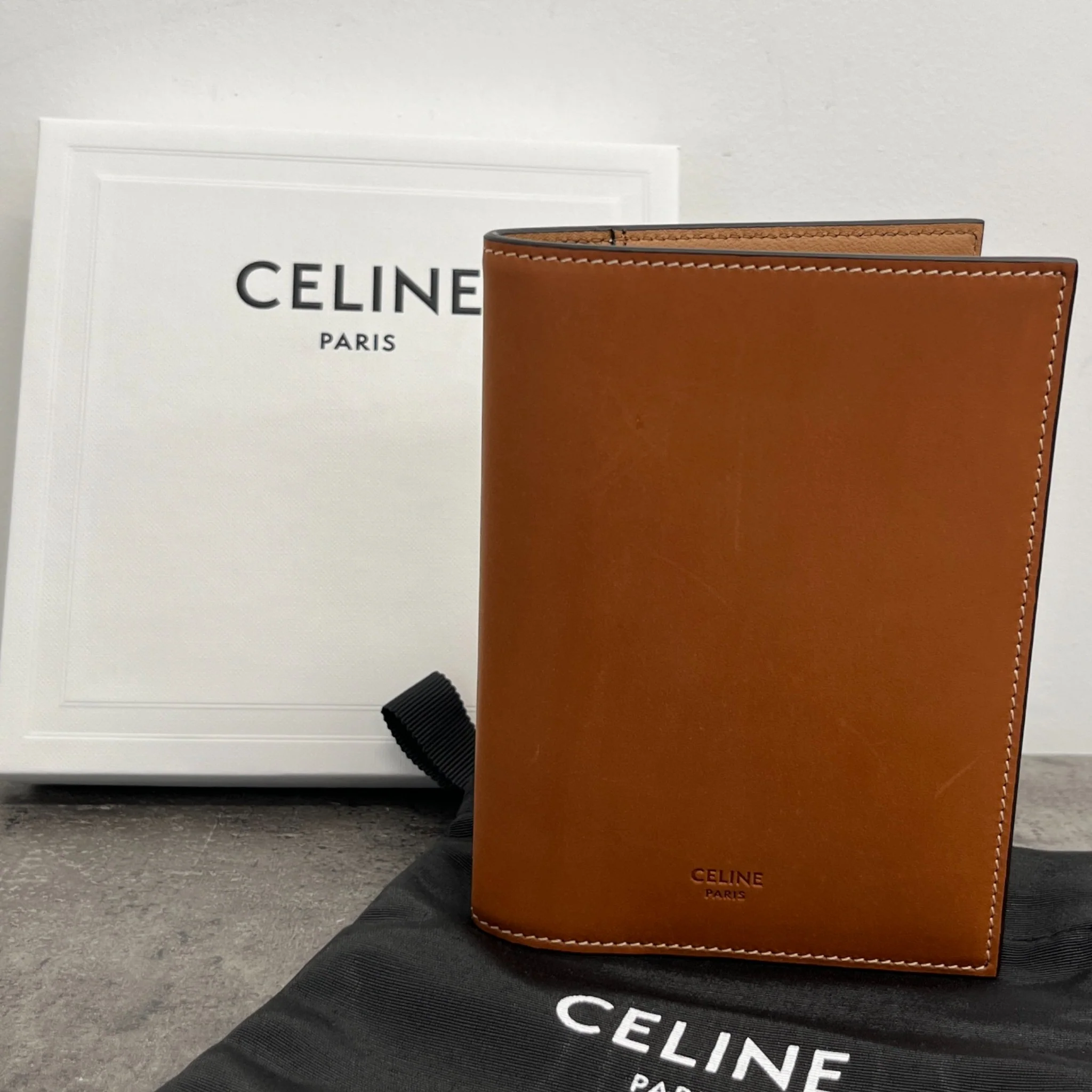 Men's Passport Cover Passport Holder Brown - Image 7