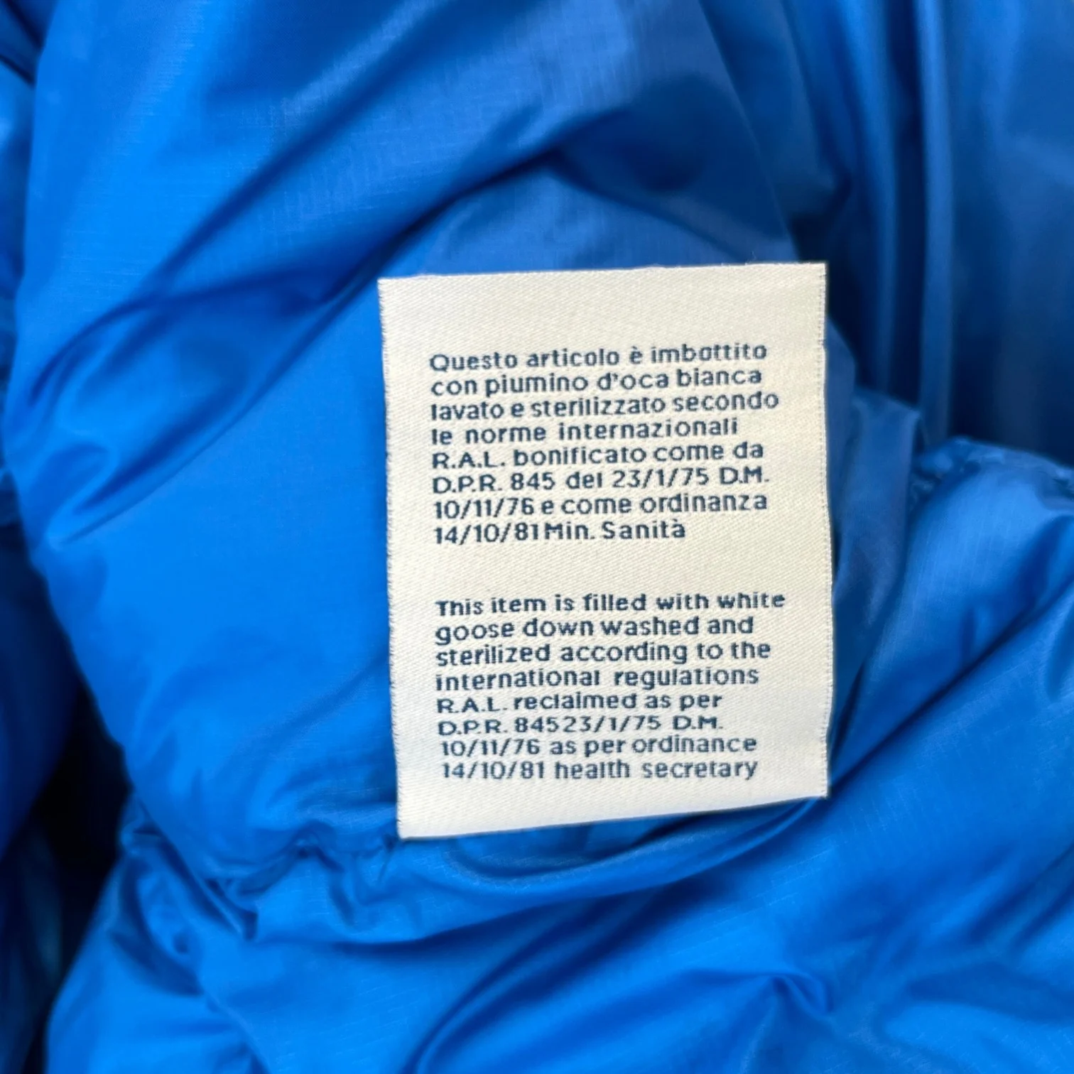 Men's Peuplier Down Jacket Blue Size 5 / XXL - Image 11