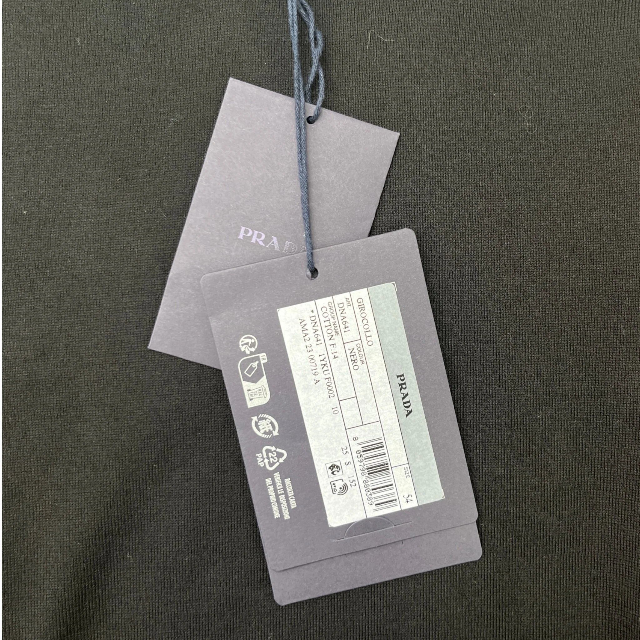 Men's Plain Wool Jumper Black Size IT 54 / UK XXL - Image 5