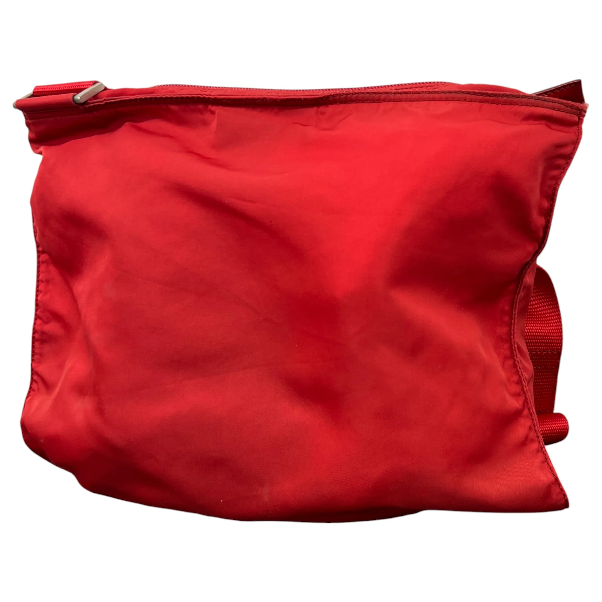 Men's Plaque Logo Bag Red - Image 3