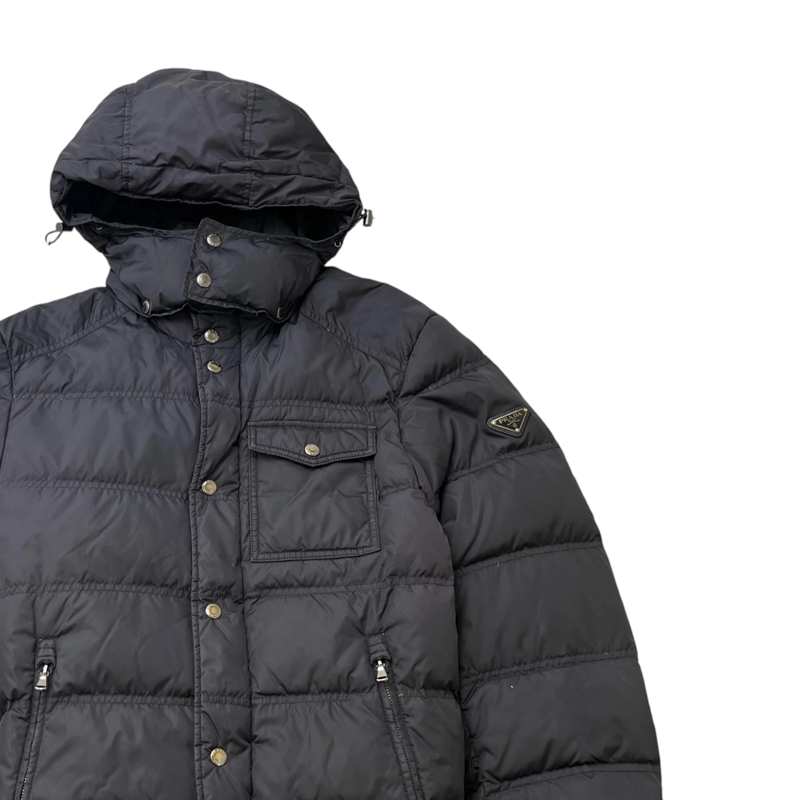 Men's Plaque Logo Down Jacket Black Size IT 48 / M - Image 3